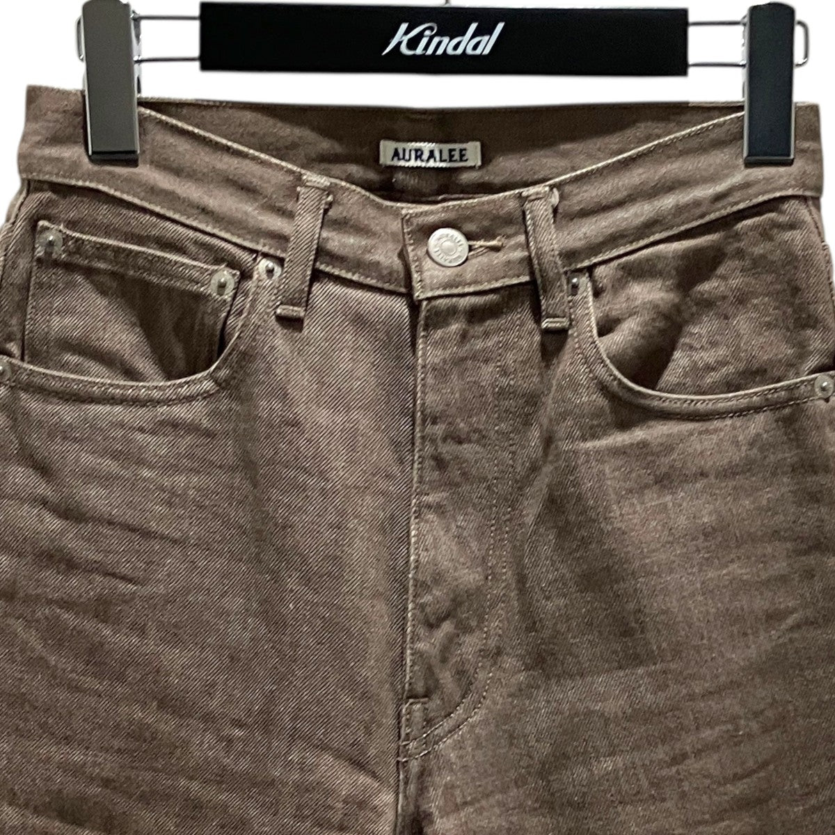 【HARD TWIST BROWN DENIM 5P PANTS】デニムパンツA23AP02MD