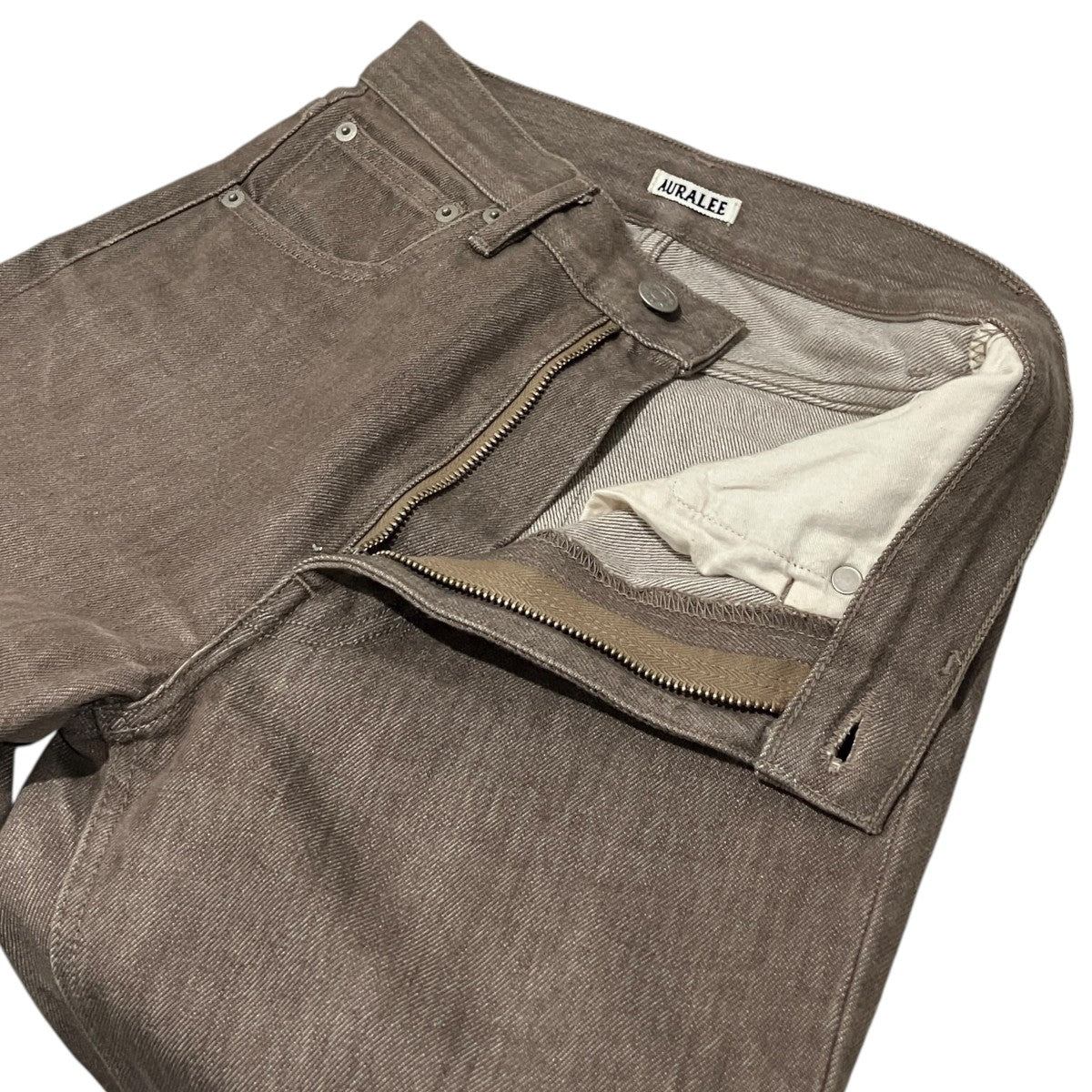 【HARD TWIST BROWN DENIM 5P PANTS】デニムパンツA23AP02MD