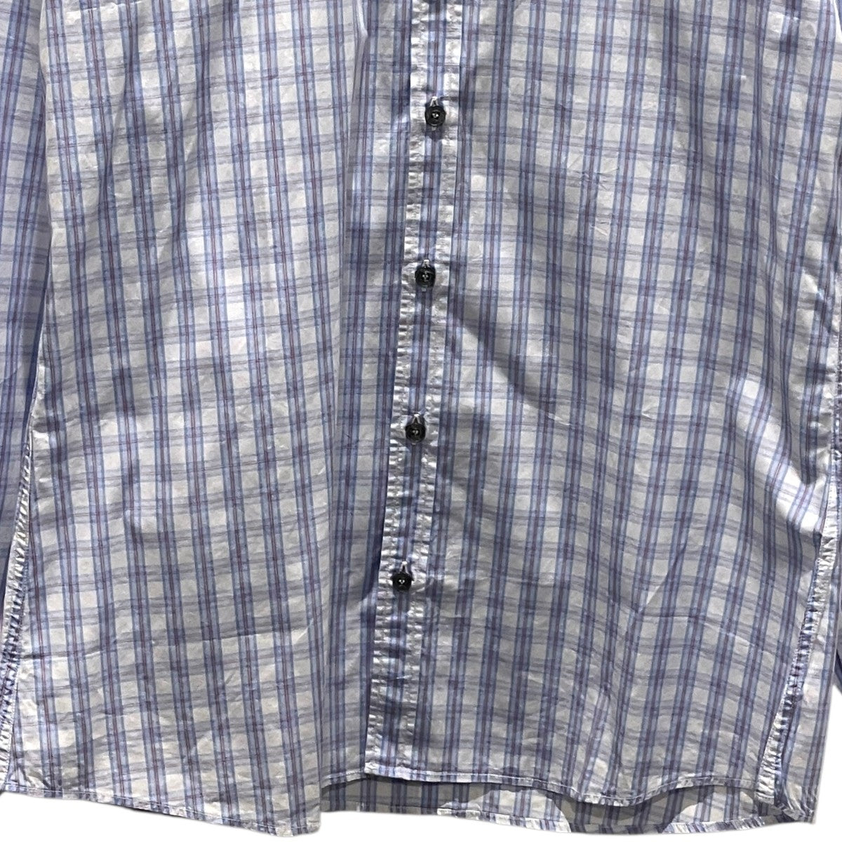 長袖チェックシャツ307648