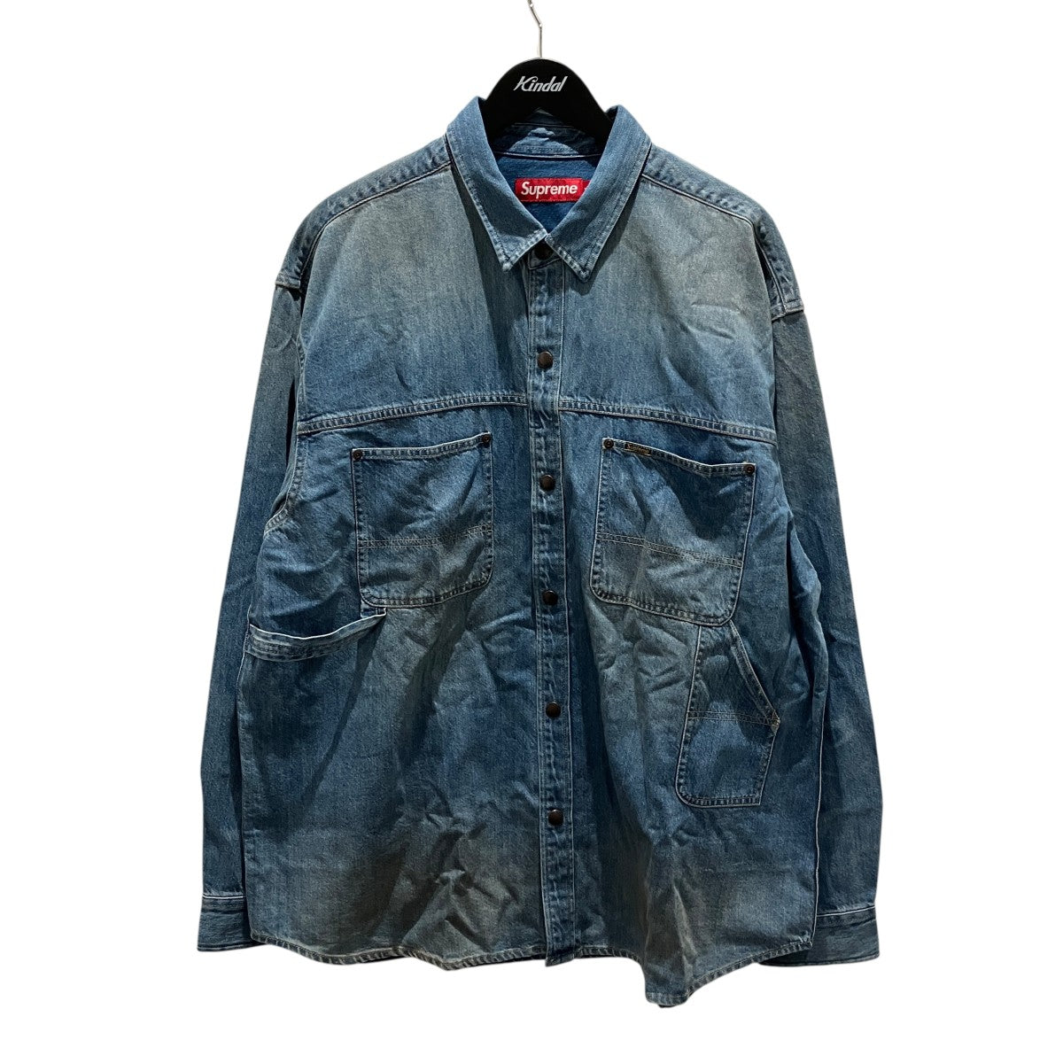 26SSWorn Snap Painter Shirtデニムシャツ