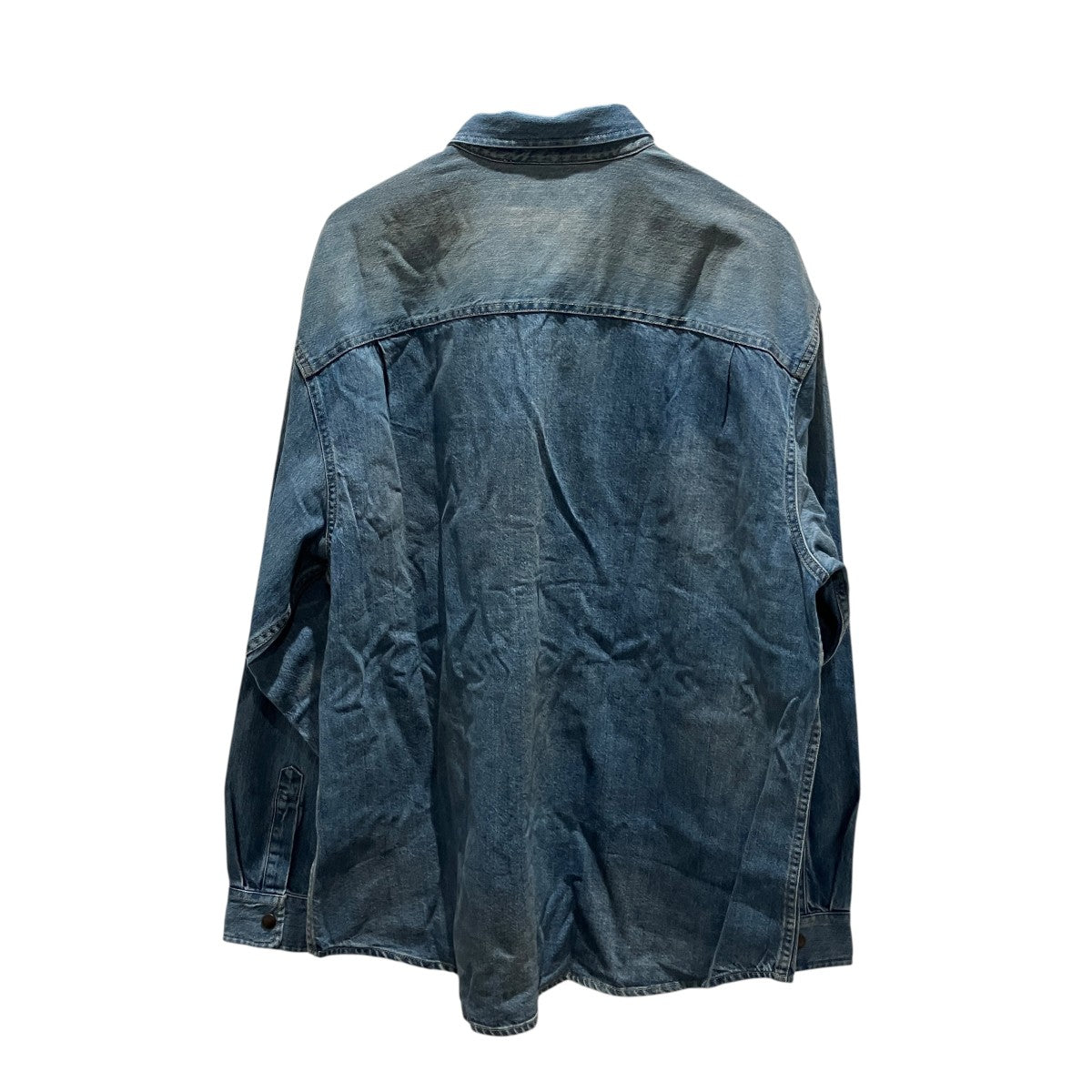 26SSWorn Snap Painter Shirtデニムシャツ