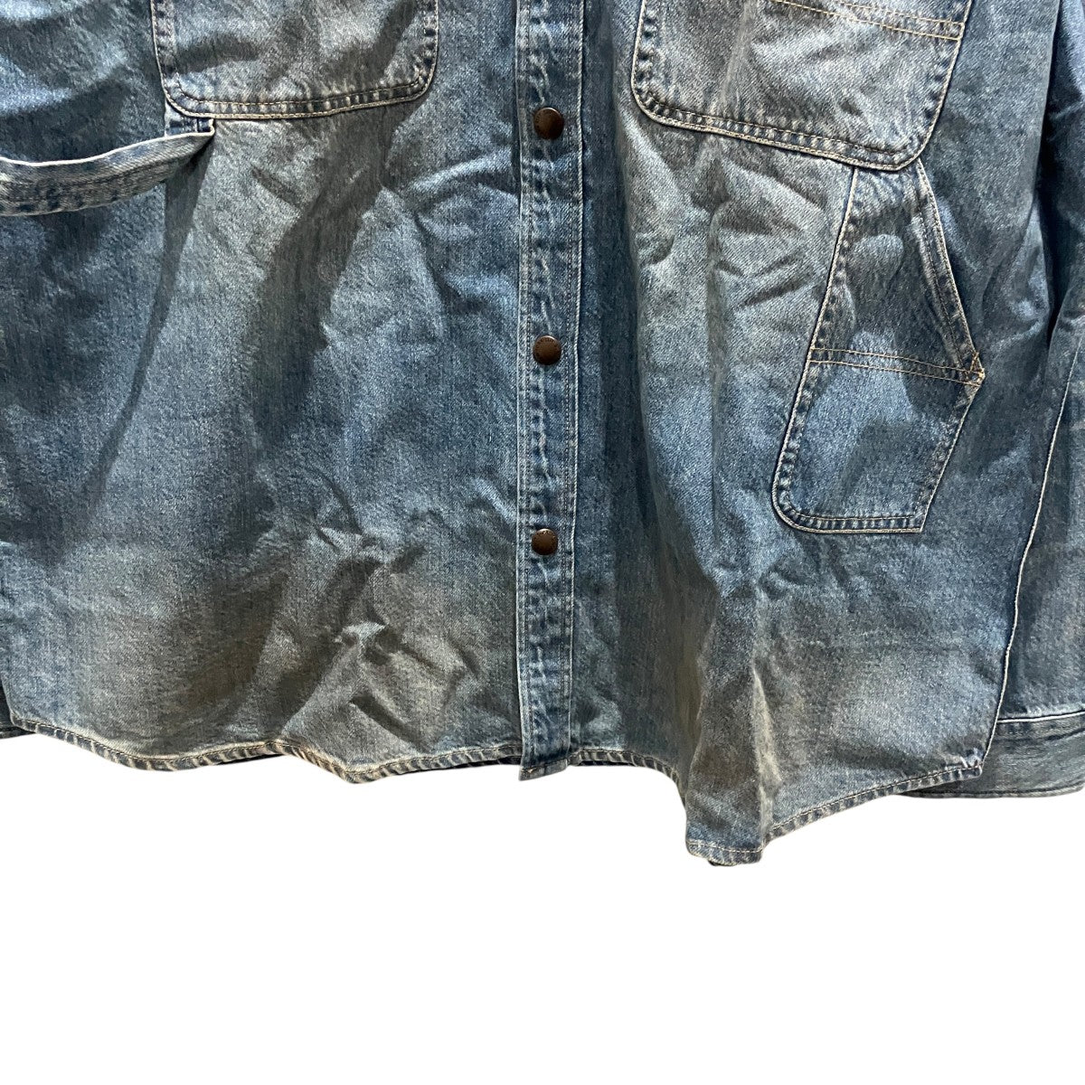 26SSWorn Snap Painter Shirtデニムシャツ