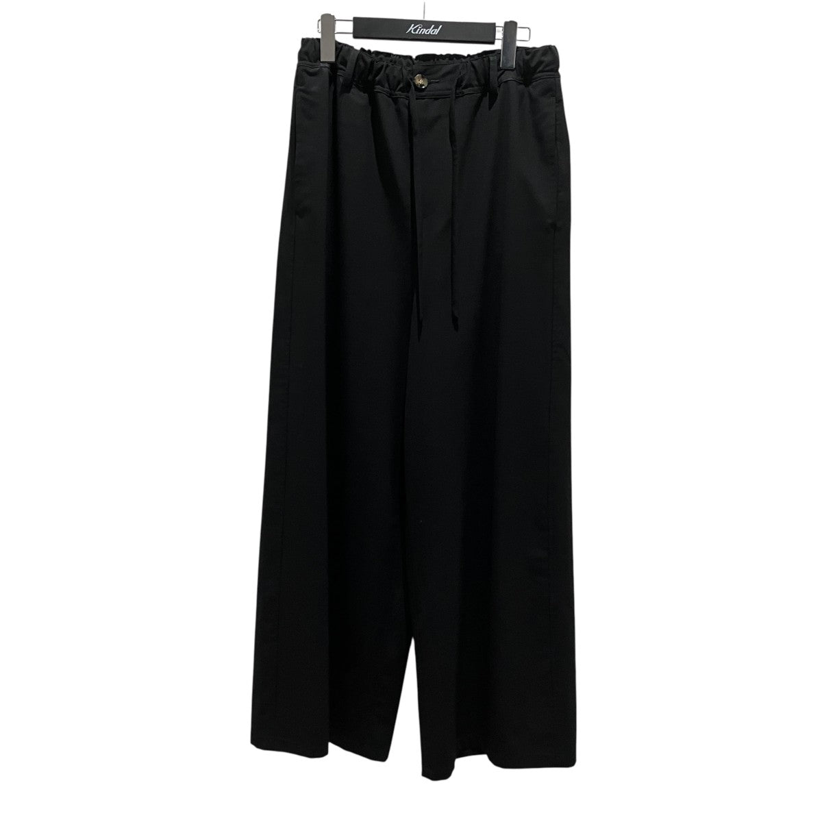 25SS【ポリエステルウールストレートパンツ】イージーパンツPUMU0290A1