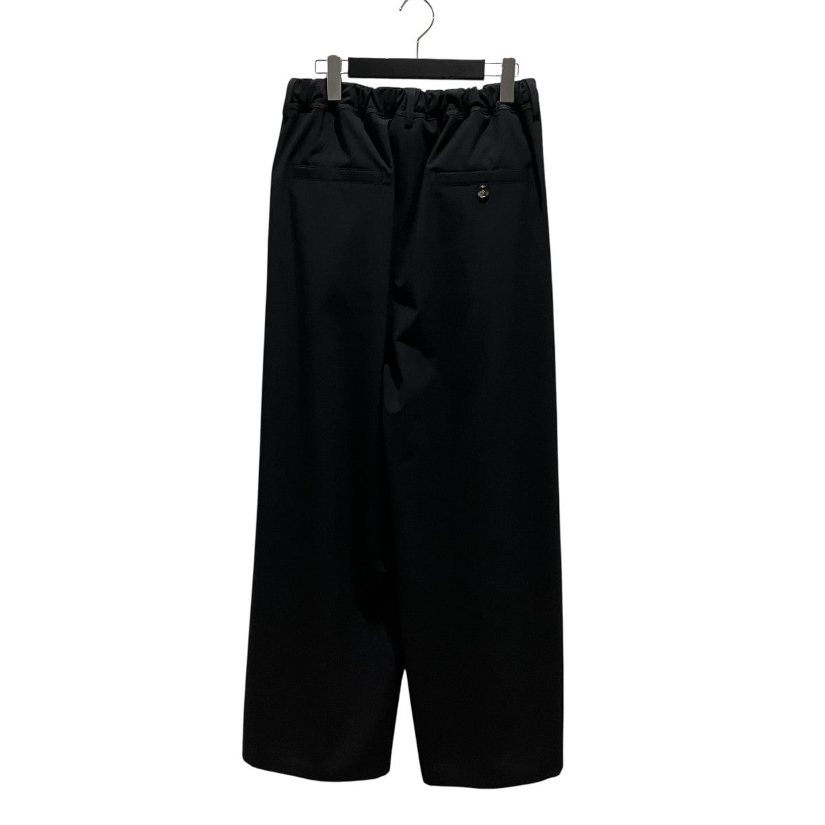 25SS【ポリエステルウールストレートパンツ】イージーパンツPUMU0290A1
