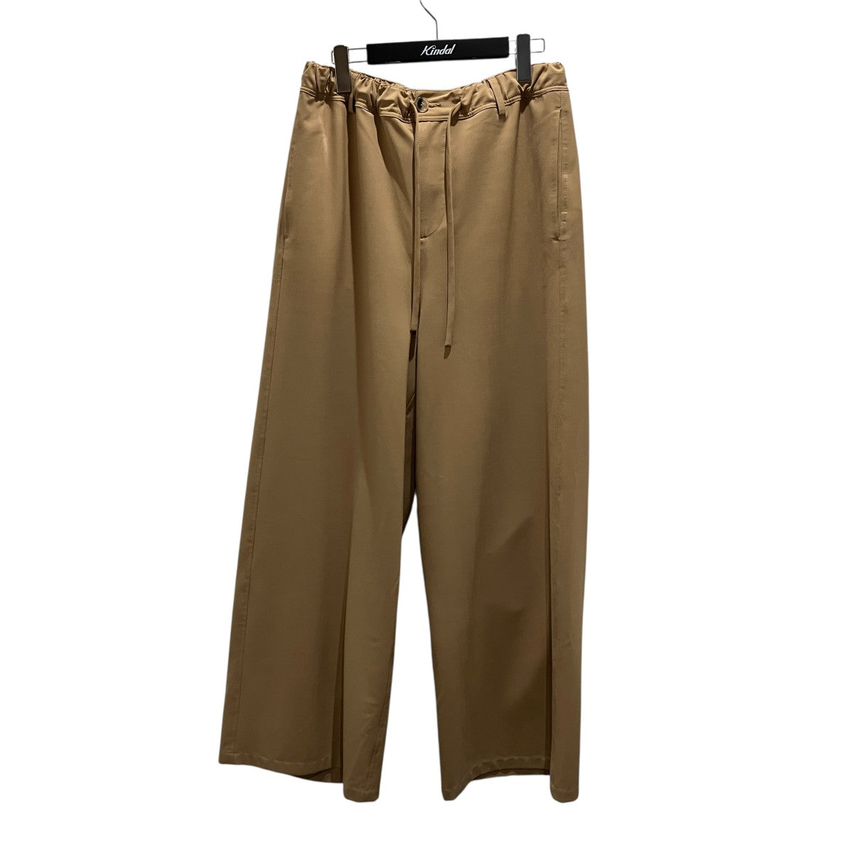 25SS【ポリエステルウールストレートパンツ】イージーパンツPUMU0290A1
