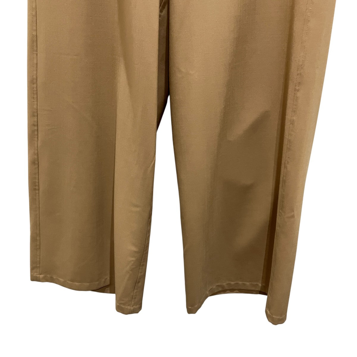 25SS【ポリエステルウールストレートパンツ】イージーパンツPUMU0290A1