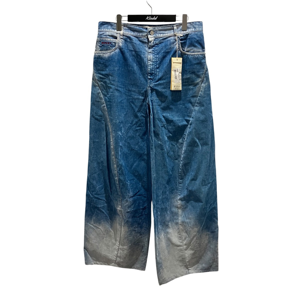 25AW【MA Flocked Denim Twist Jeans】ベロア加工パンツPUJU0117X0
