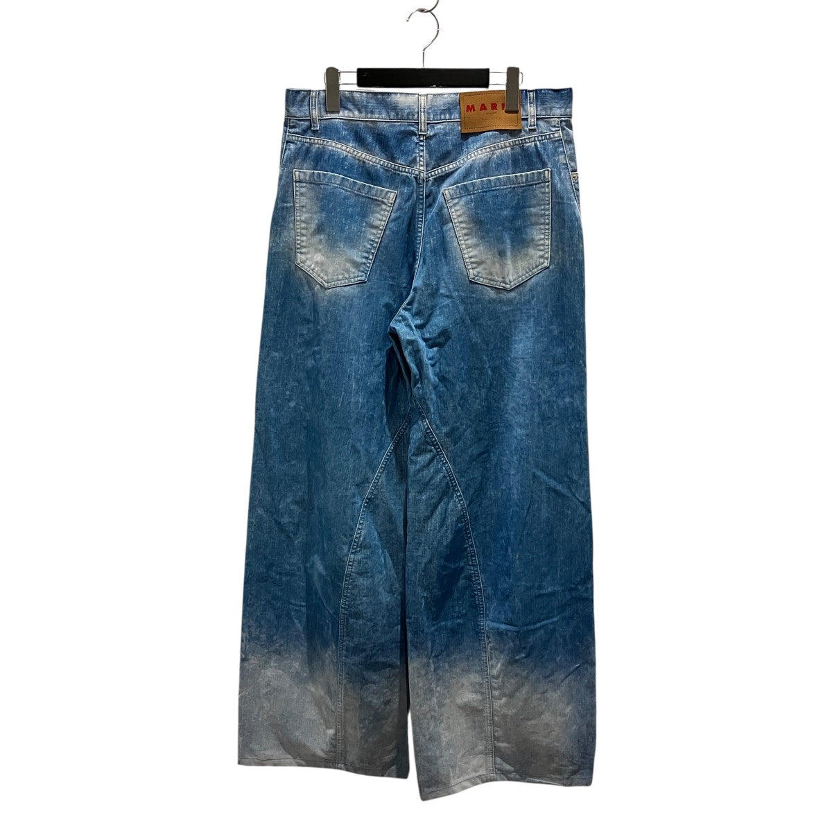 25AW【MA Flocked Denim Twist Jeans】ベロア加工パンツPUJU0117X0