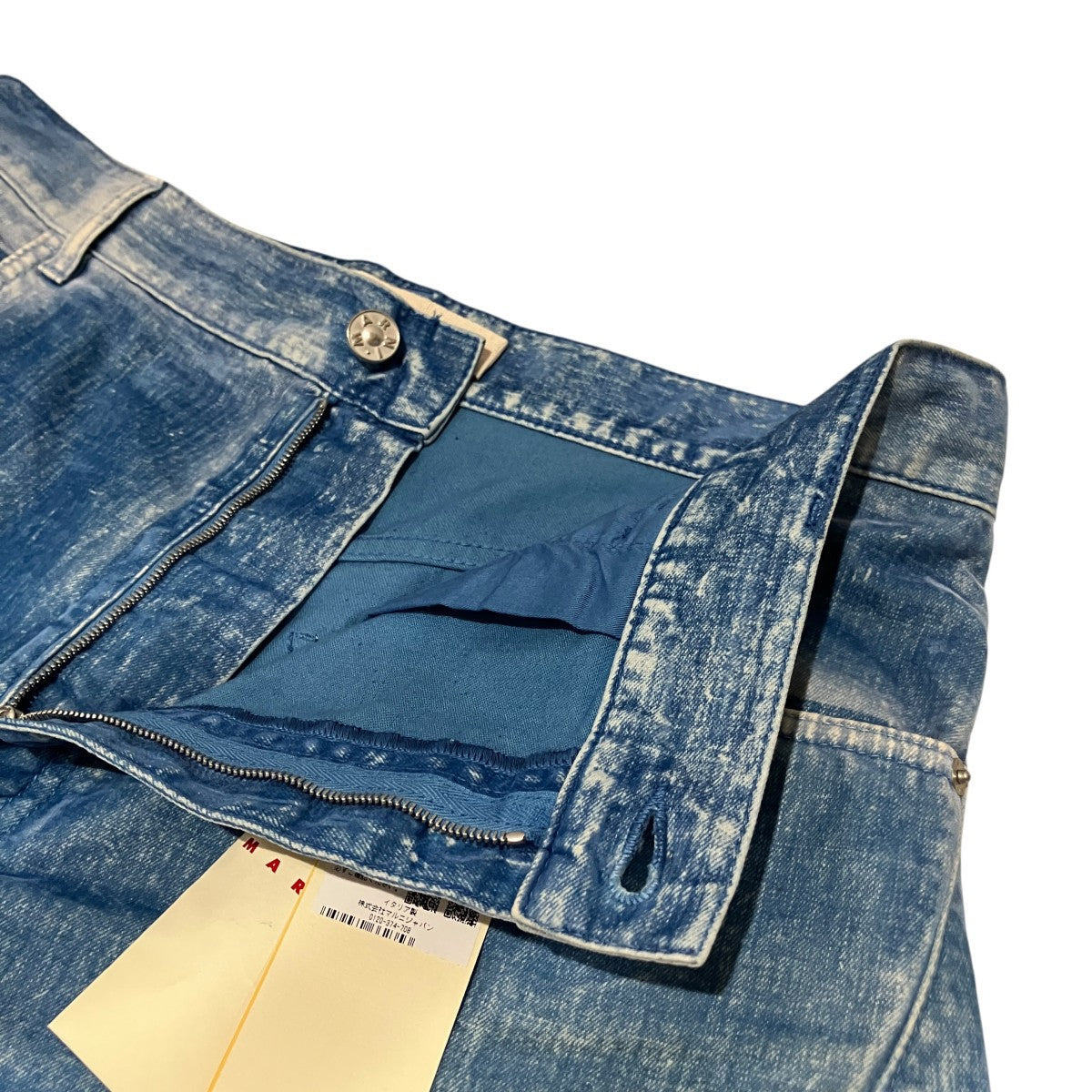 25AW【MA Flocked Denim Twist Jeans】ベロア加工パンツPUJU0117X0