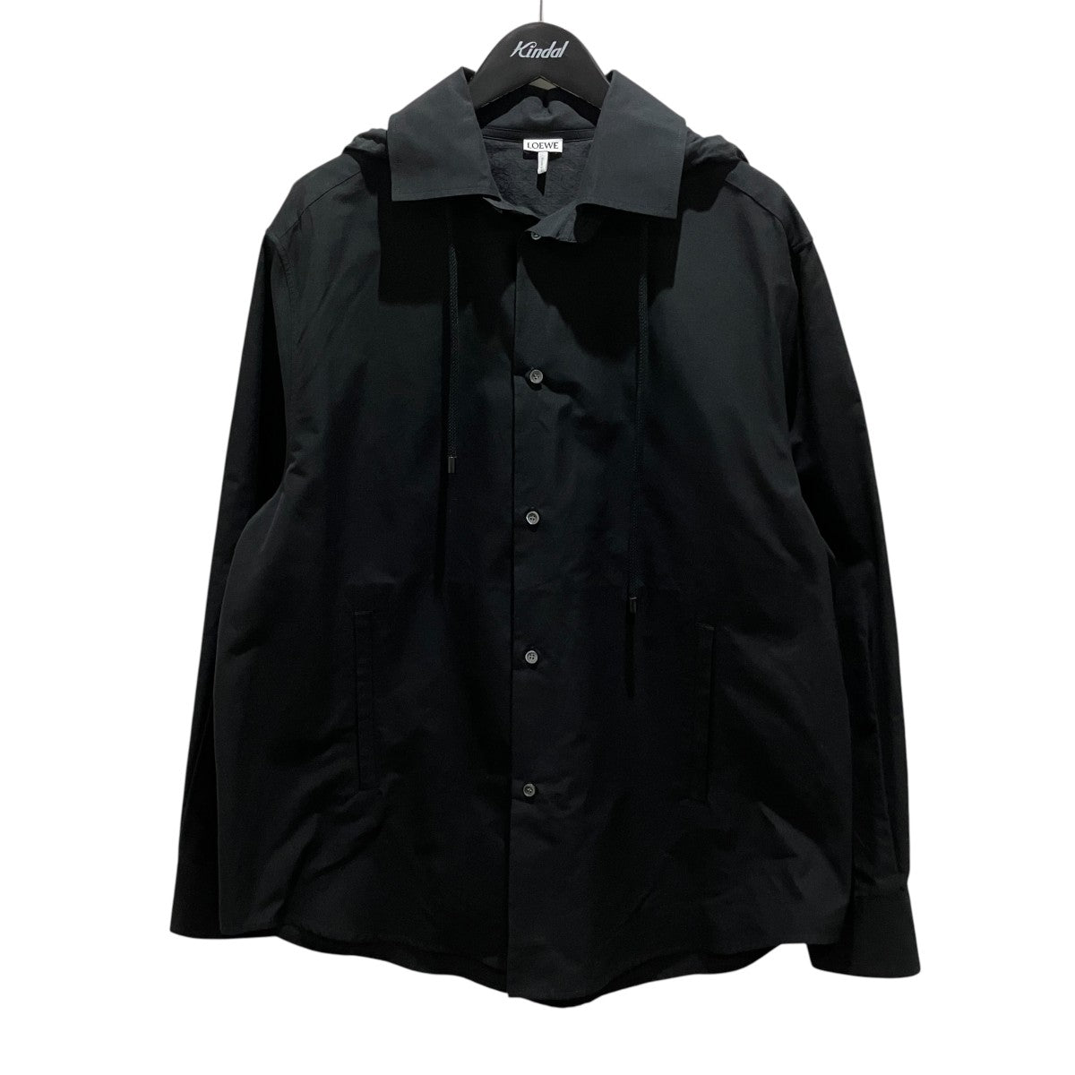 バックロゴフーデッドシャツH526Y05WBB