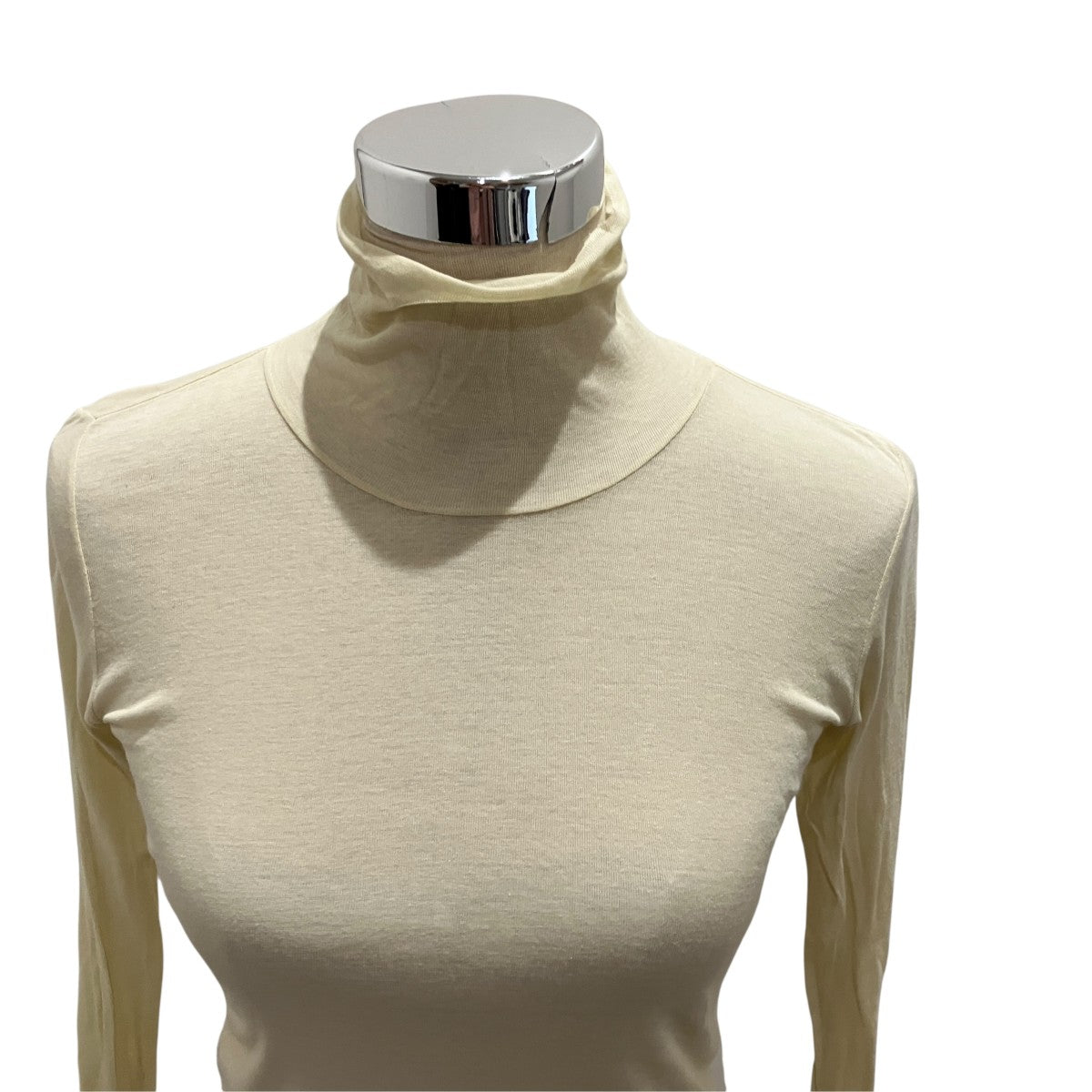 【HIGH GAUGE SHEER RIB TURTLE NECK LONG SLEEVE TEE】ハイネックカットソーA22AP02HF