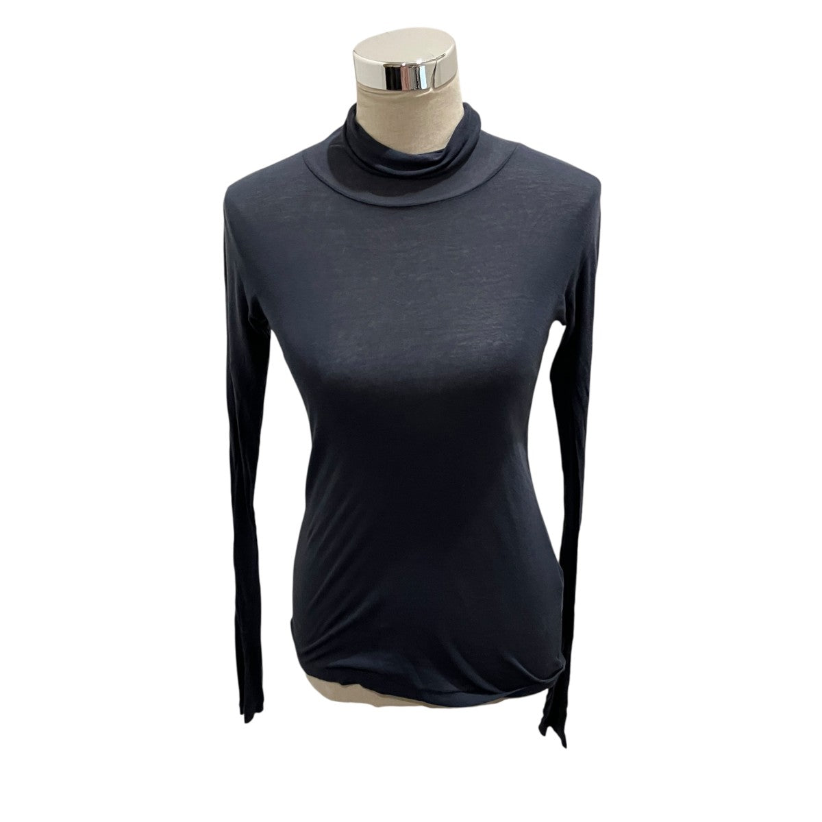 【HIGH GAUGE SHEER RIB TURTLE NECK LONG SLEEVE TEE】ハイネックカットソーA23AT02HF