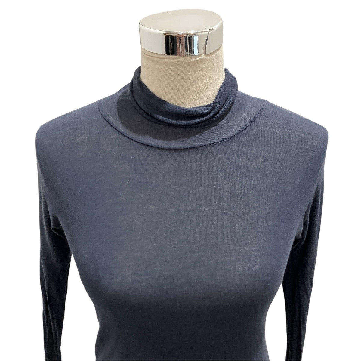 【HIGH GAUGE SHEER RIB TURTLE NECK LONG SLEEVE TEE】ハイネックカットソーA23AT02HF