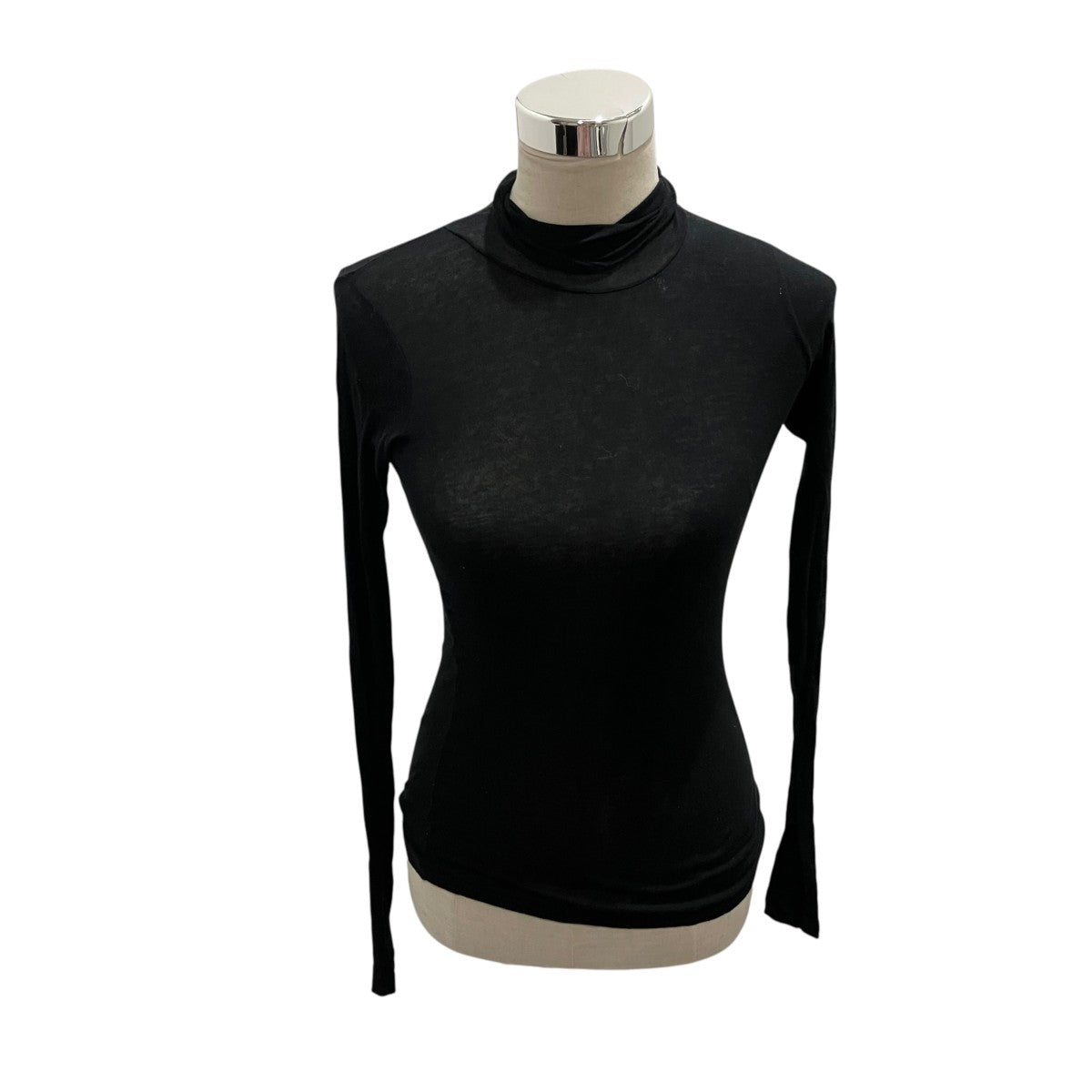 【HIGH GAUGE SHEER RIB TURTLE NECK L／S TEE】ハイネックカットソーA21AP02HF