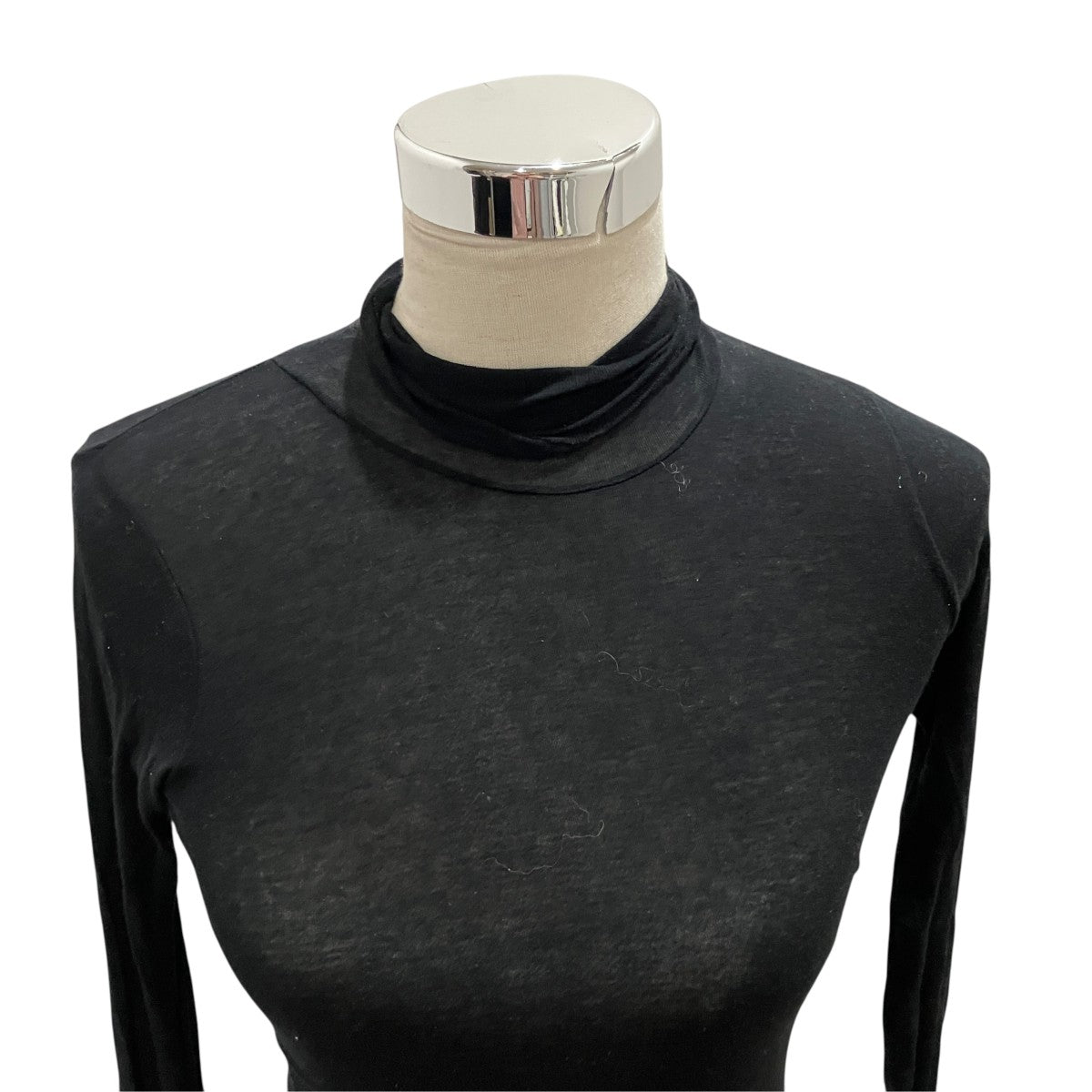 【HIGH GAUGE SHEER RIB TURTLE NECK L／S TEE】ハイネックカットソーA21AP02HF