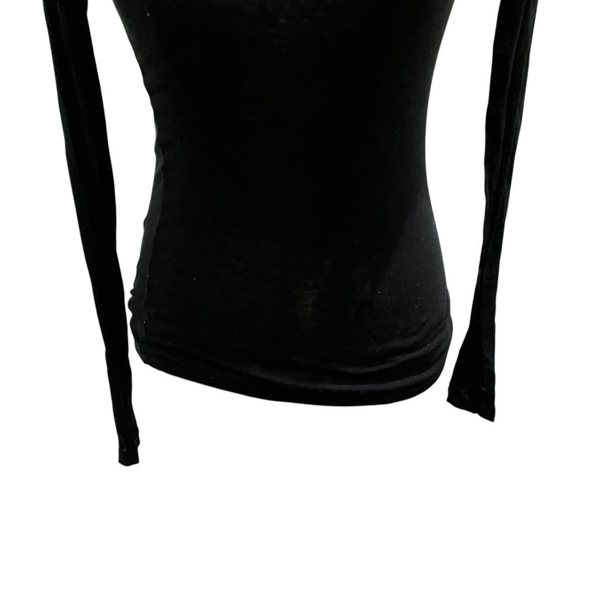 【HIGH GAUGE SHEER RIB TURTLE NECK L／S TEE】ハイネックカットソーA21AP02HF
