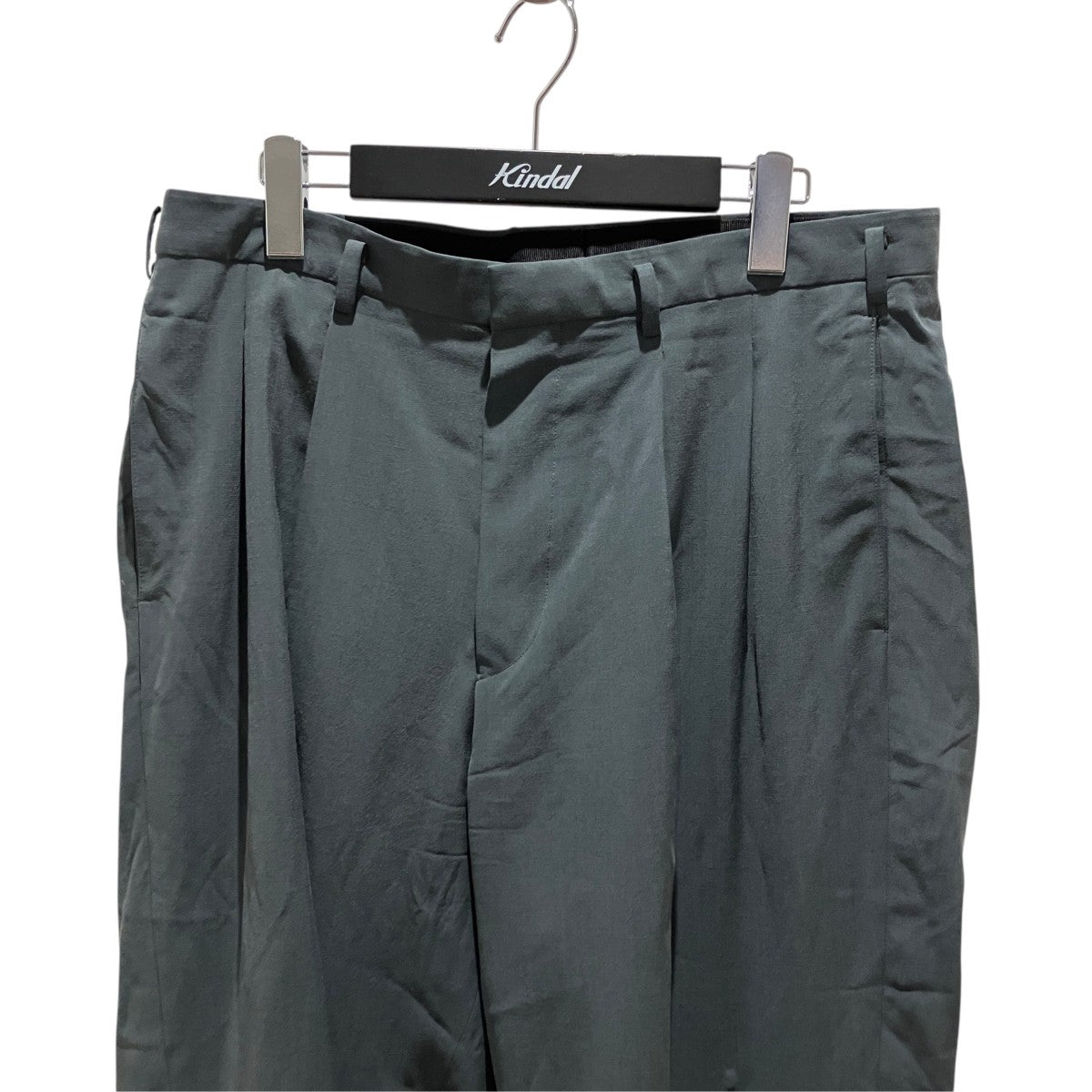 TROUSER 055WLT WIDE PLEATED TROUSERトラウザーパンツ