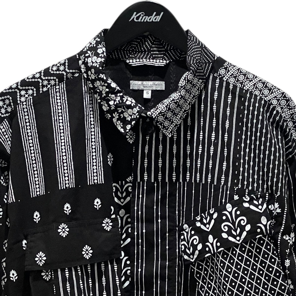 26SS【COTTON PATCHWORK PRINT】パッチワークシャツジャケット