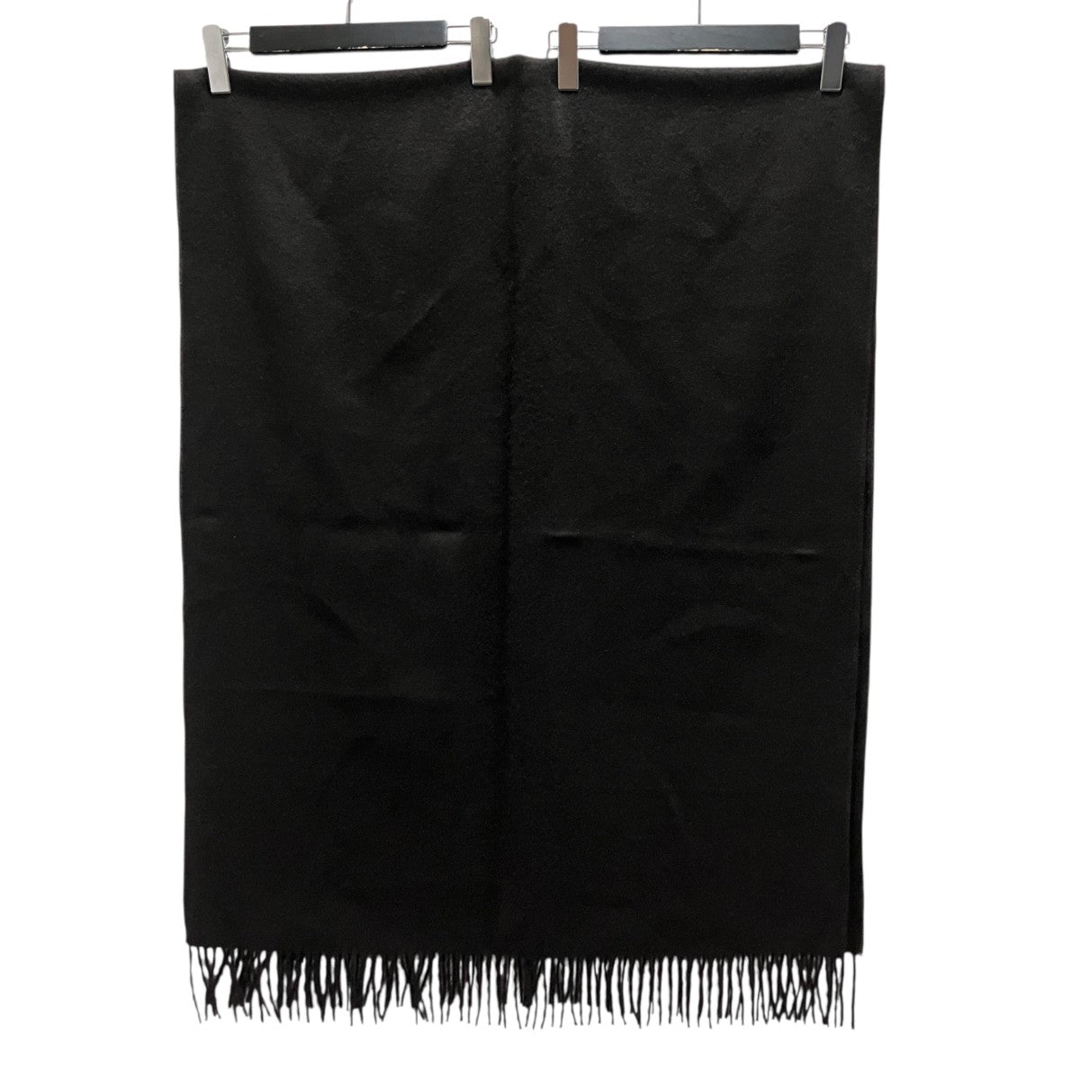 EX PURE BLACK BRUSHED SCARFマフラー