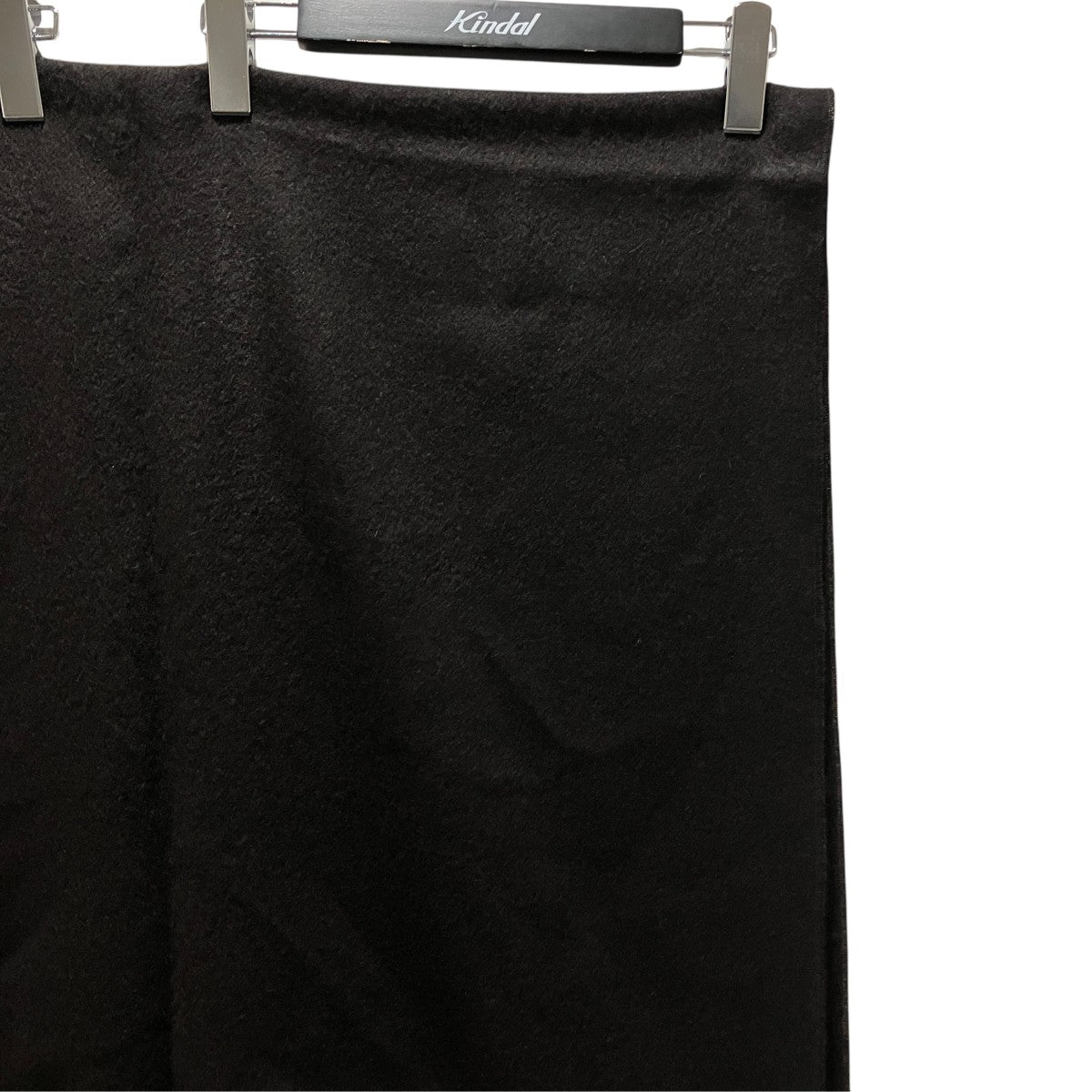 EX PURE BLACK BRUSHED SCARFマフラー