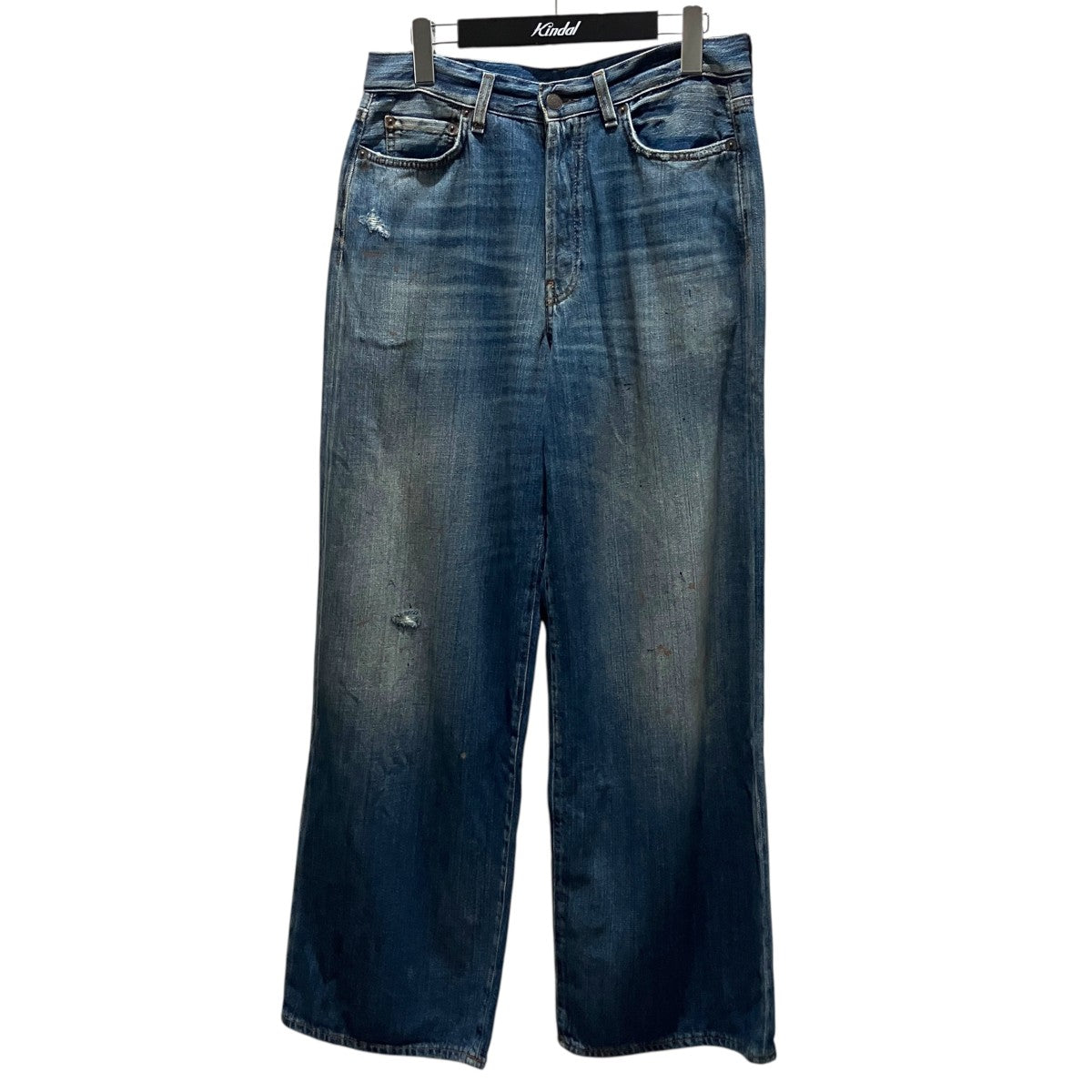 【1981 U MID BLUE TRAFALGAR】ダメージ加工デニムパンツC00114