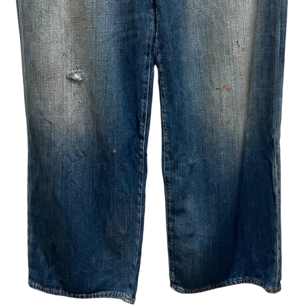 【1981 U MID BLUE TRAFALGAR】ダメージ加工デニムパンツC00114
