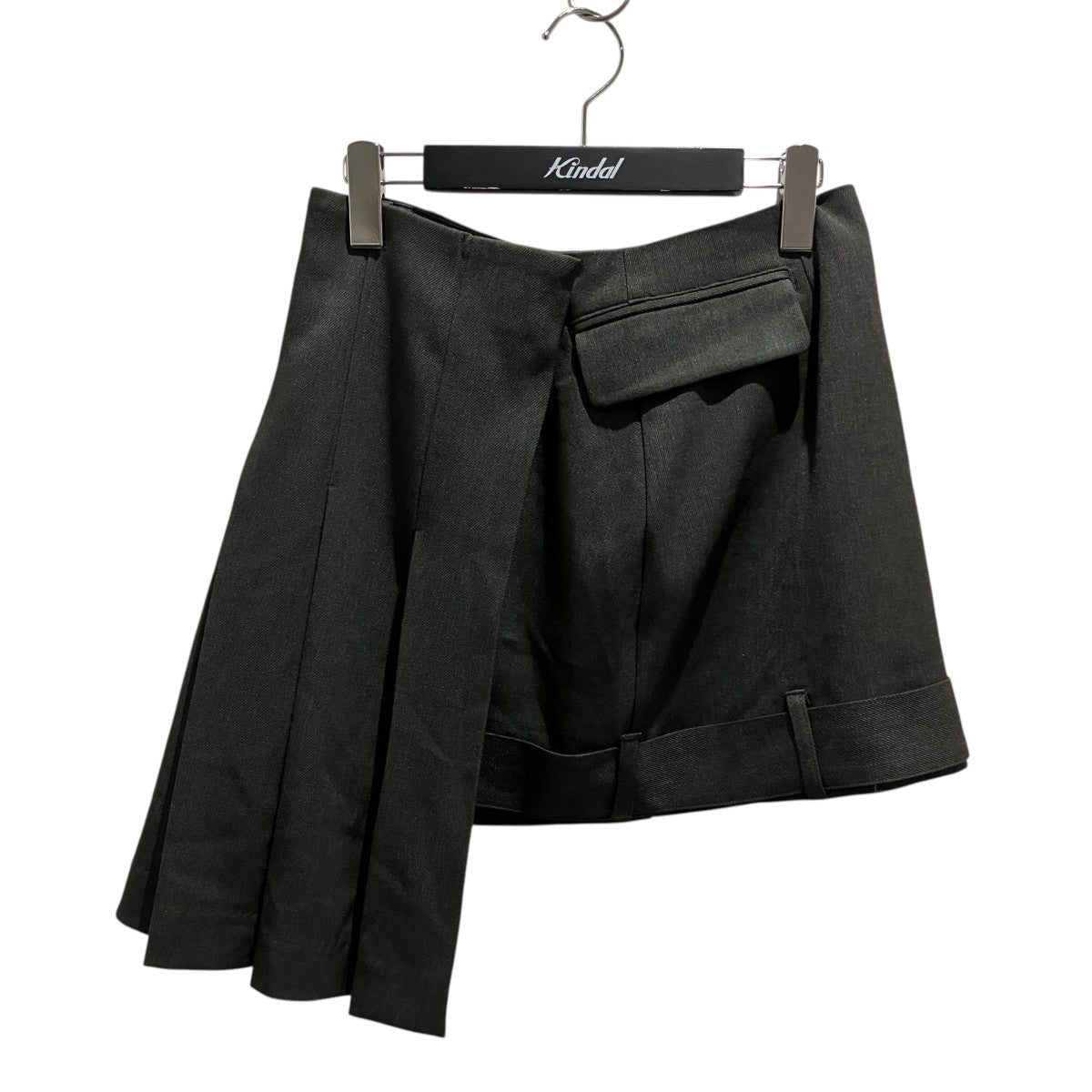 26SS【KERIM WRAP SKIRT】プリーツラップスカート