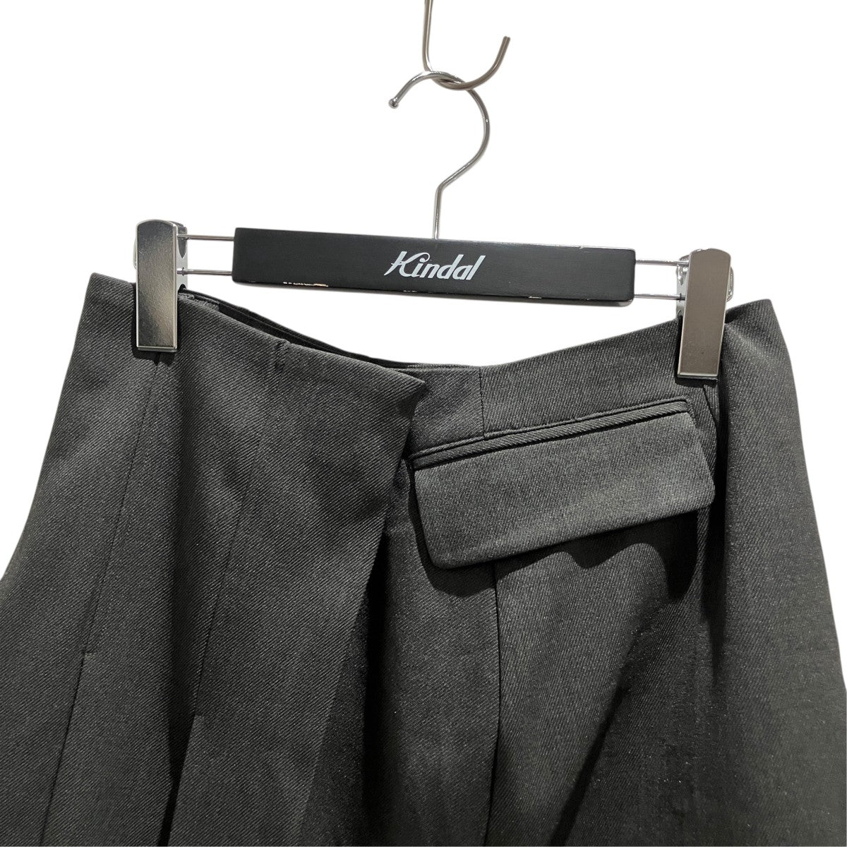 26SS【KERIM WRAP SKIRT】プリーツラップスカート