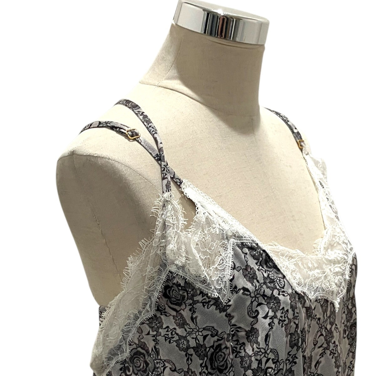 24AW【Ada＆Amy 02 flower】レースプリントキャミソールAA24AW-T05-02
