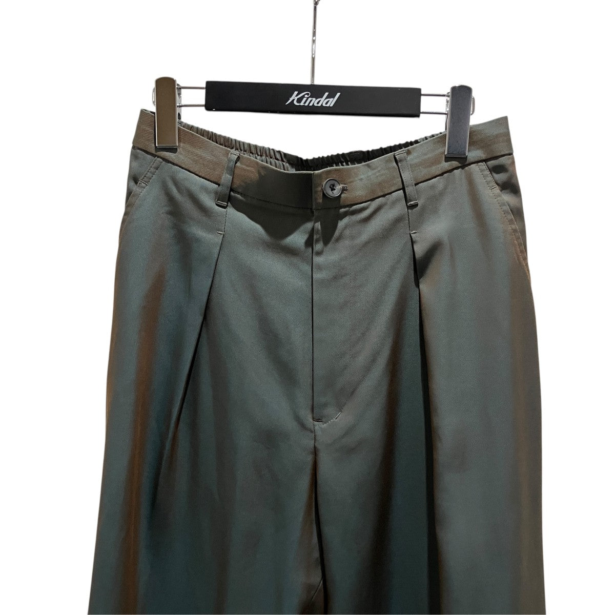 【Lyocell Twill Chambray Prime-Wide One-Tuck Pants 】スラックス11241461203