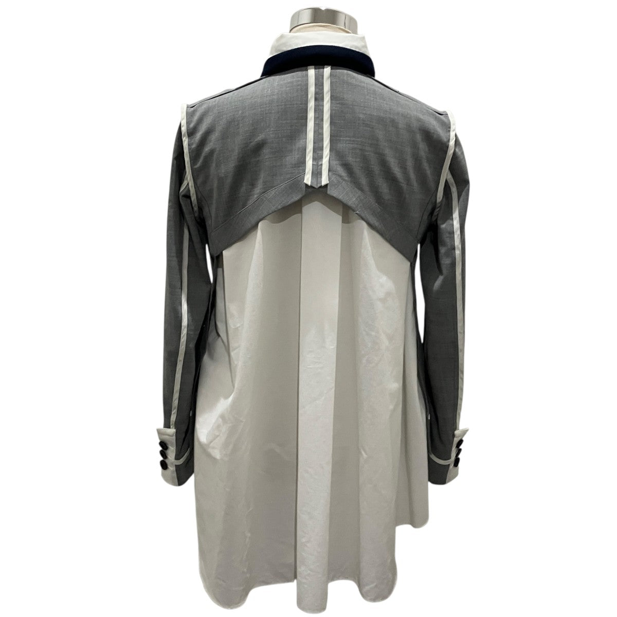 sacai ジャケットドッキングシャツ21-05647 古着・中古-2枚目のアイテム画像