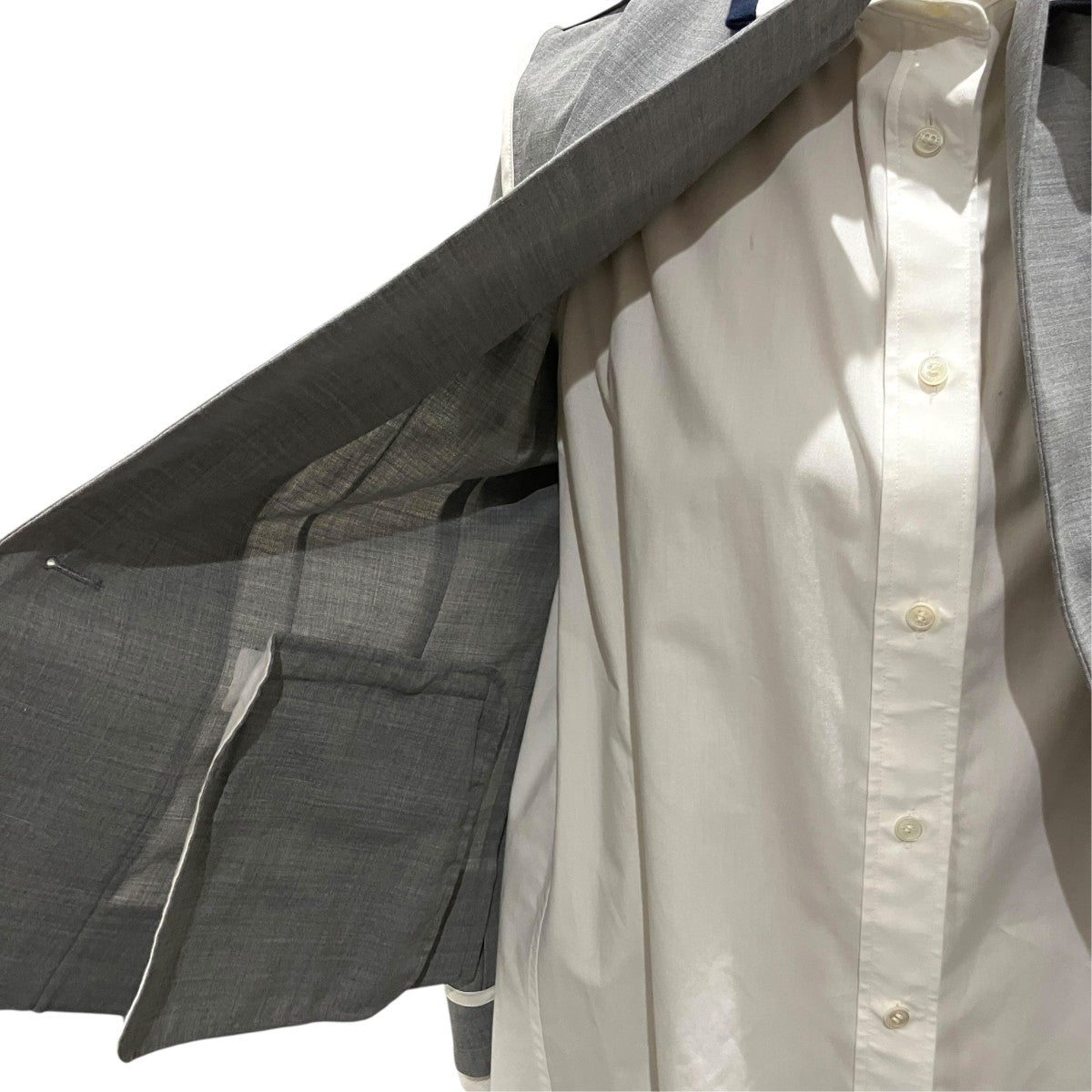 sacai ジャケットドッキングシャツ21-05647 古着・中古-4枚目のアイテム画像