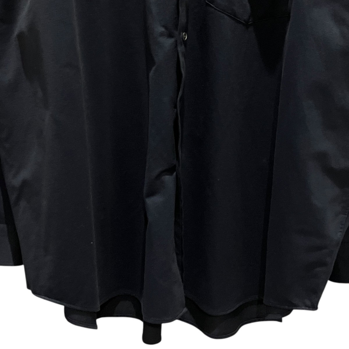 【Oxford Pique Jersey L／S Oversized B．D Shirt】オーバーサイズシャツGM234-50060B