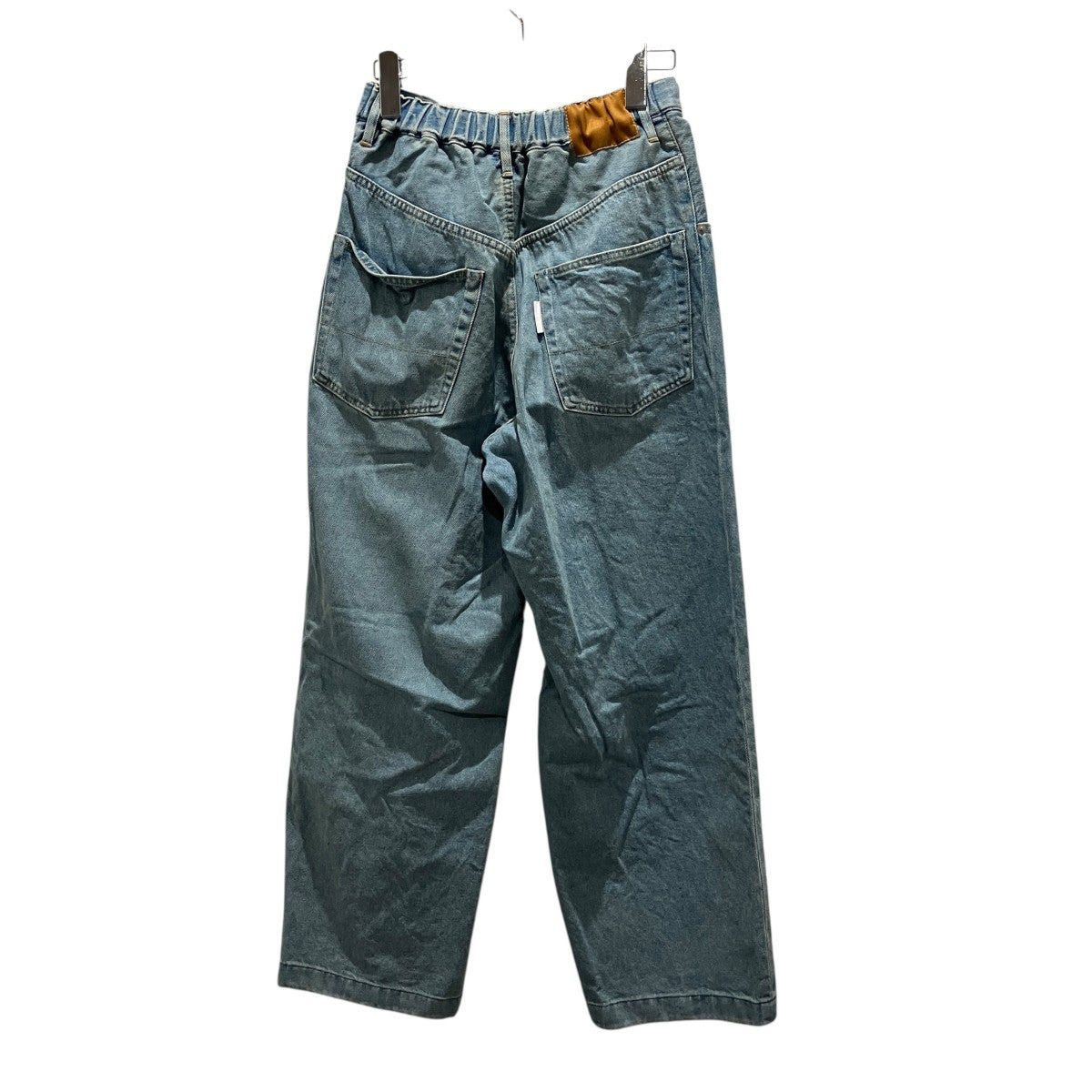 Wide denim slacks “Used”デニムパンツN0344