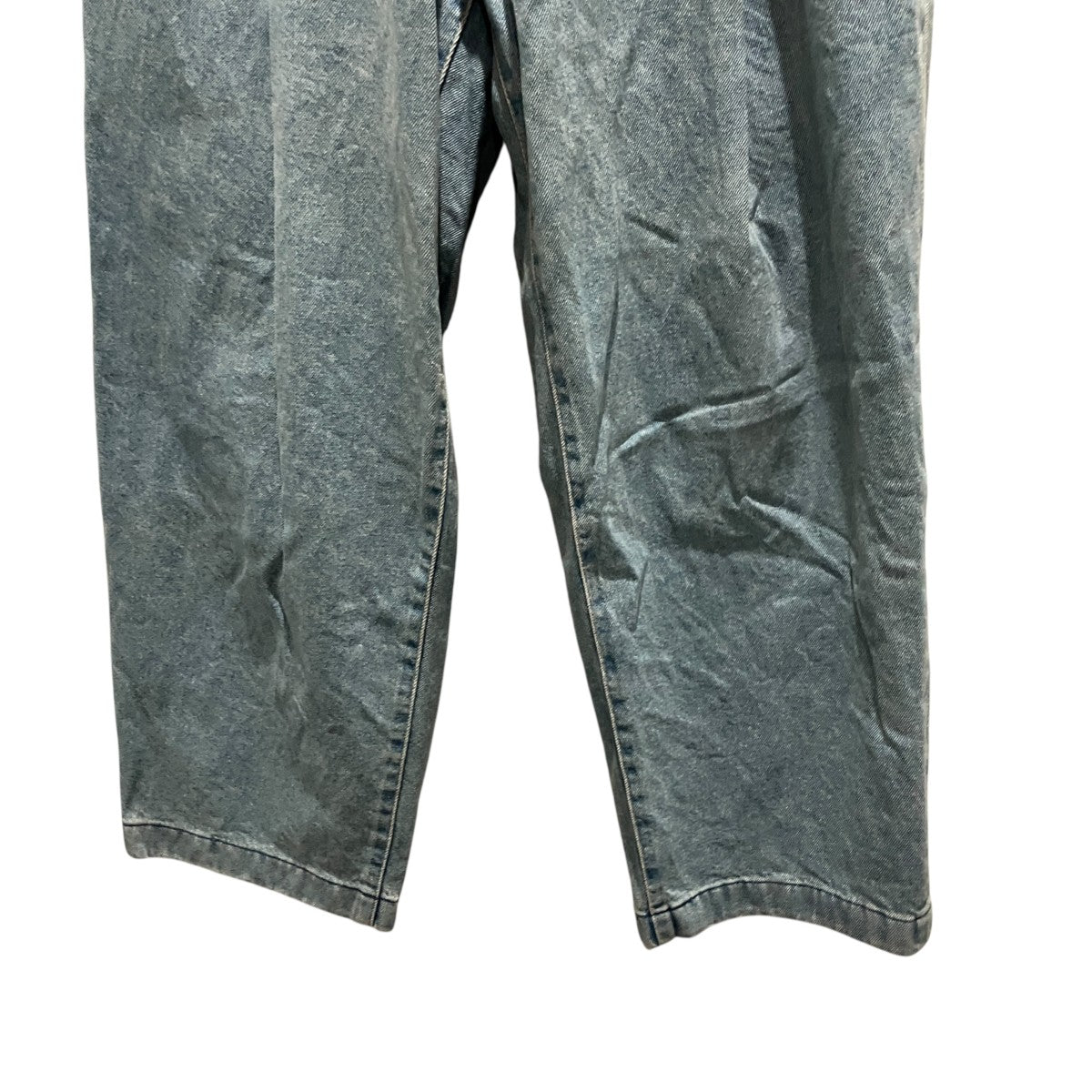 Wide denim slacks “Used”デニムパンツN0344