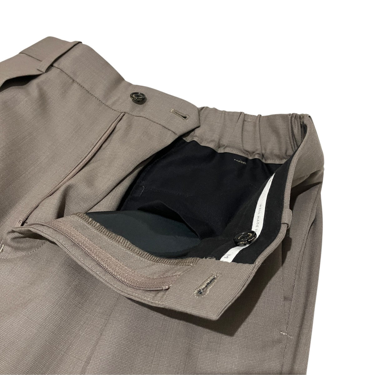 PEGTOP TROUSERS ORGANIC WOOL TROPICALスラックスA22A-09PT01C