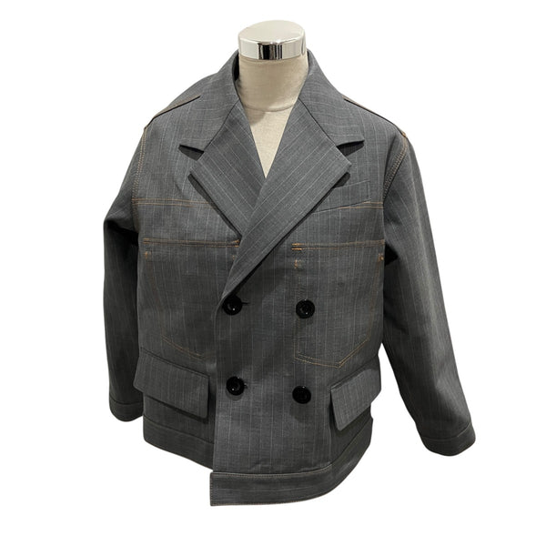 sacai(サカイ) Chalk Stripe Bonding Jacketテーラードジャケット24