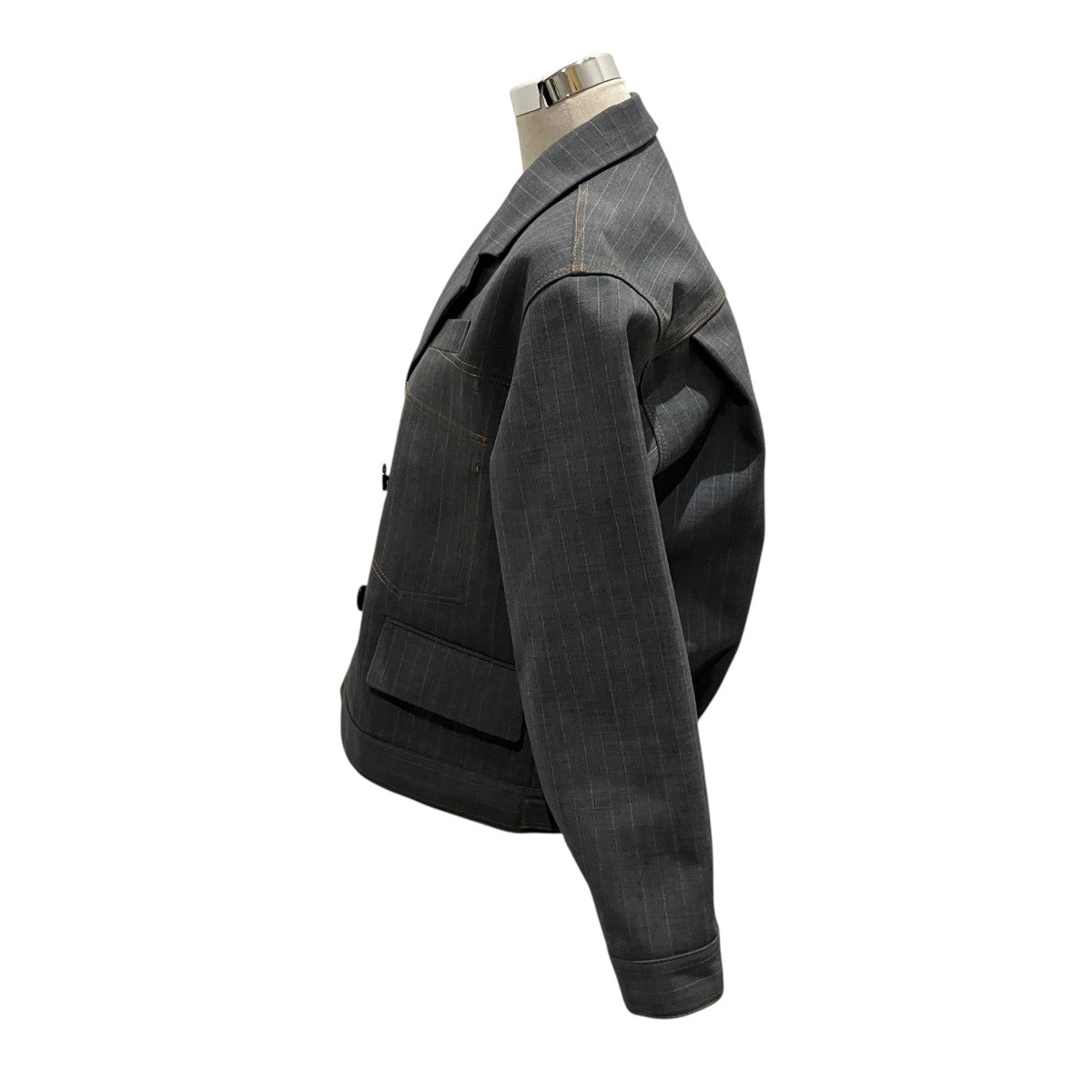 Chalk Stripe Bonding Jacketテーラードジャケット24-07129
