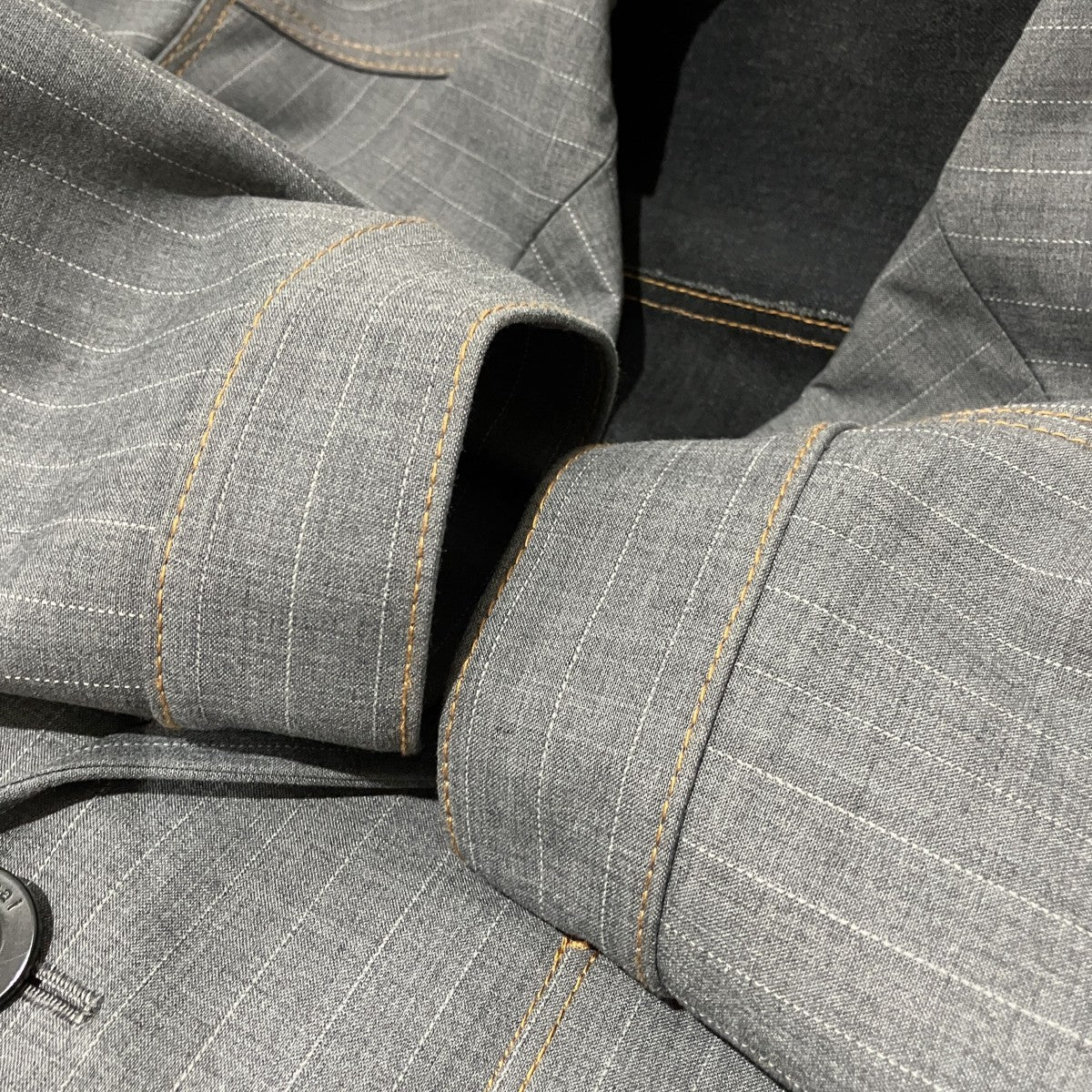 Chalk Stripe Bonding Jacketテーラードジャケット24-07129