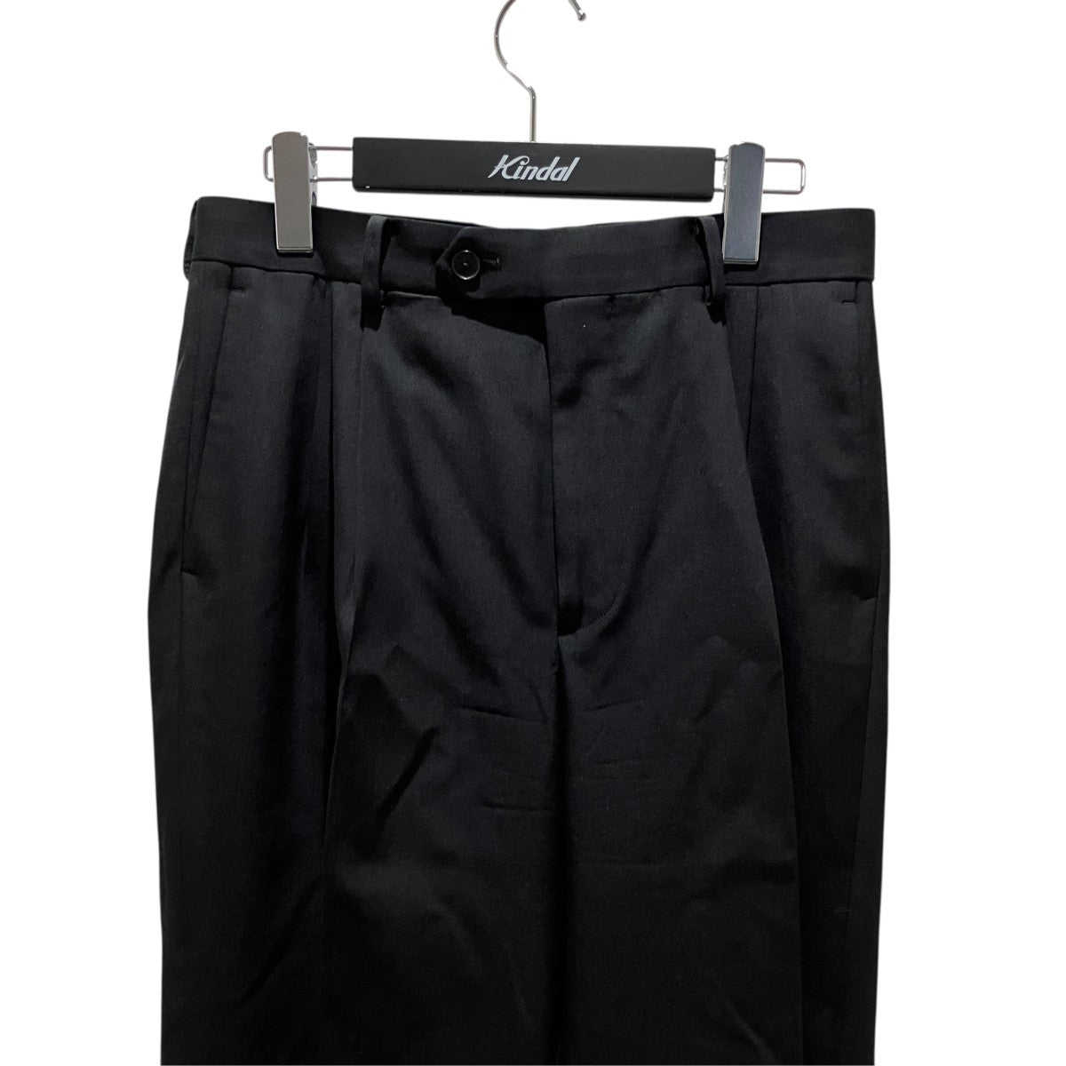 AURALEE 【LIGHT WOOL MAX GABARDINE TWO-TUCK SLACKS】スラックスA25AP03MG 古着・中古-3枚目のアイテム画像