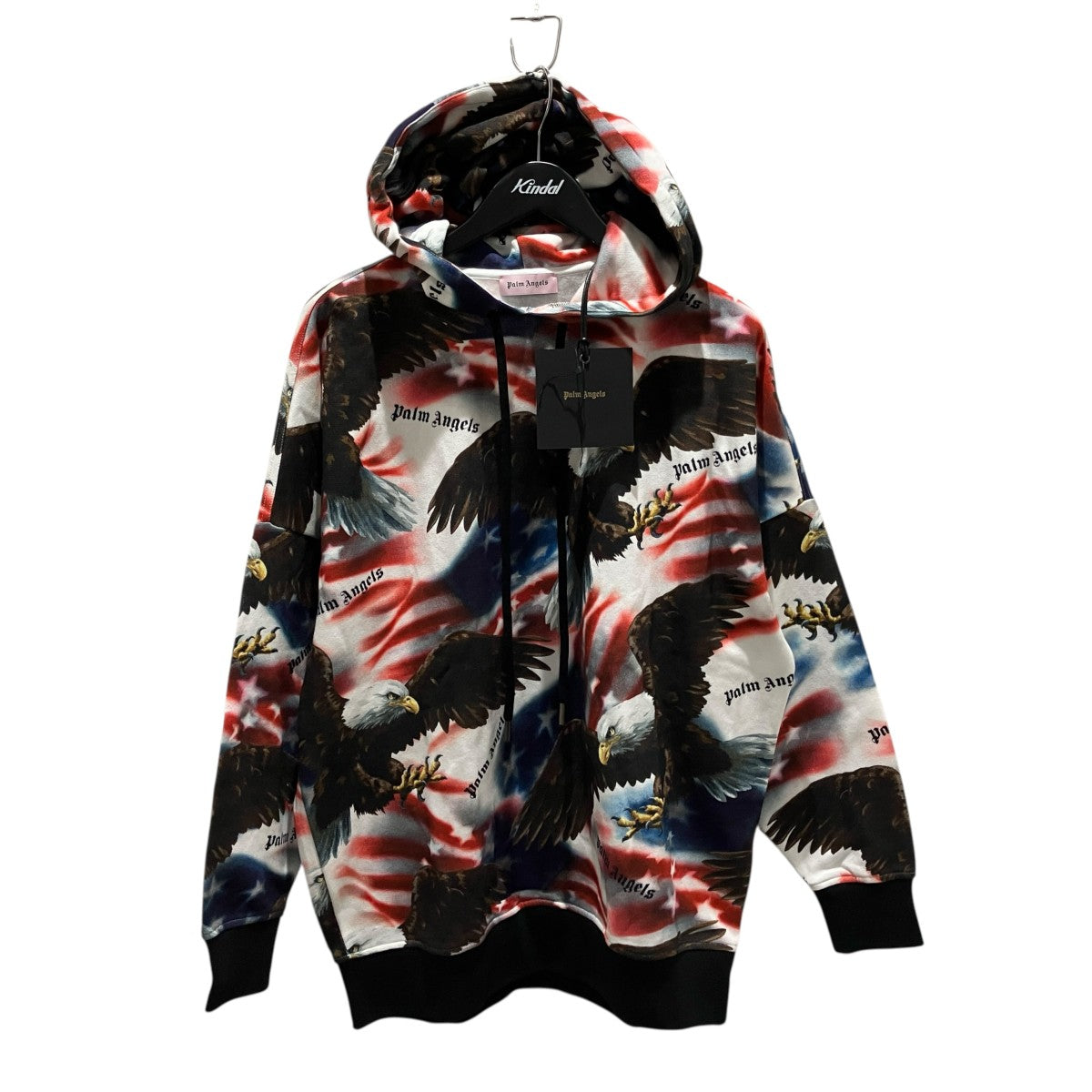 Palm Angels イーグル 星条旗 パーカーPMBB051S19577001 古着・中古-1枚目のアイテム画像