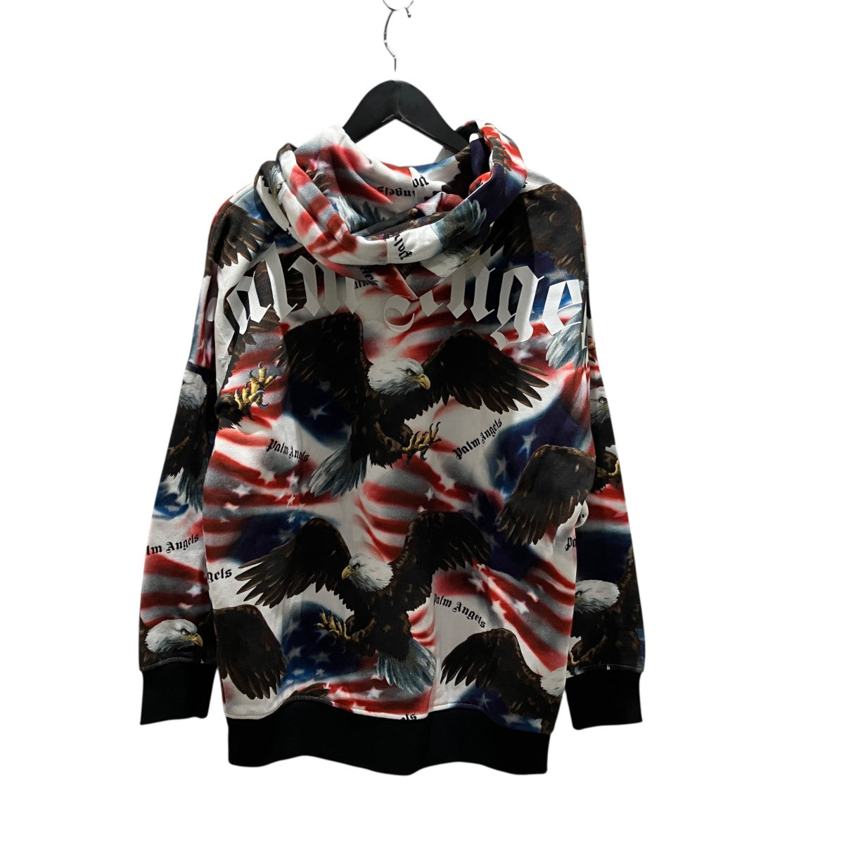 Palm Angels イーグル 星条旗 パーカーPMBB051S19577001 古着・中古-2枚目のアイテム画像
