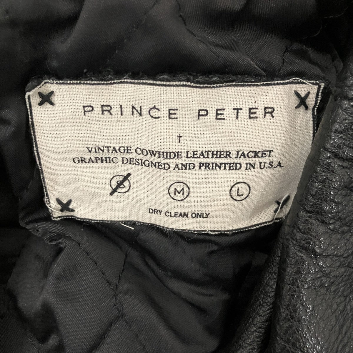 PRINCE PETER ライダースジャケット 古着・中古-6枚目のアイテム画像