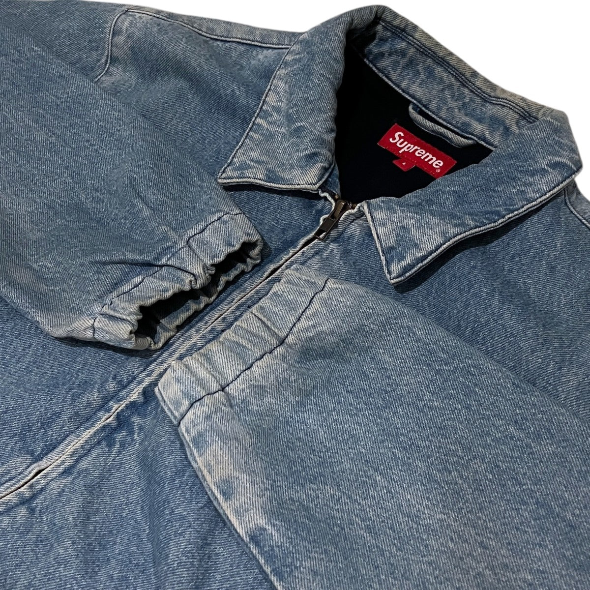 16AW【Denim Harrington Jacket】デニムジップジャケット