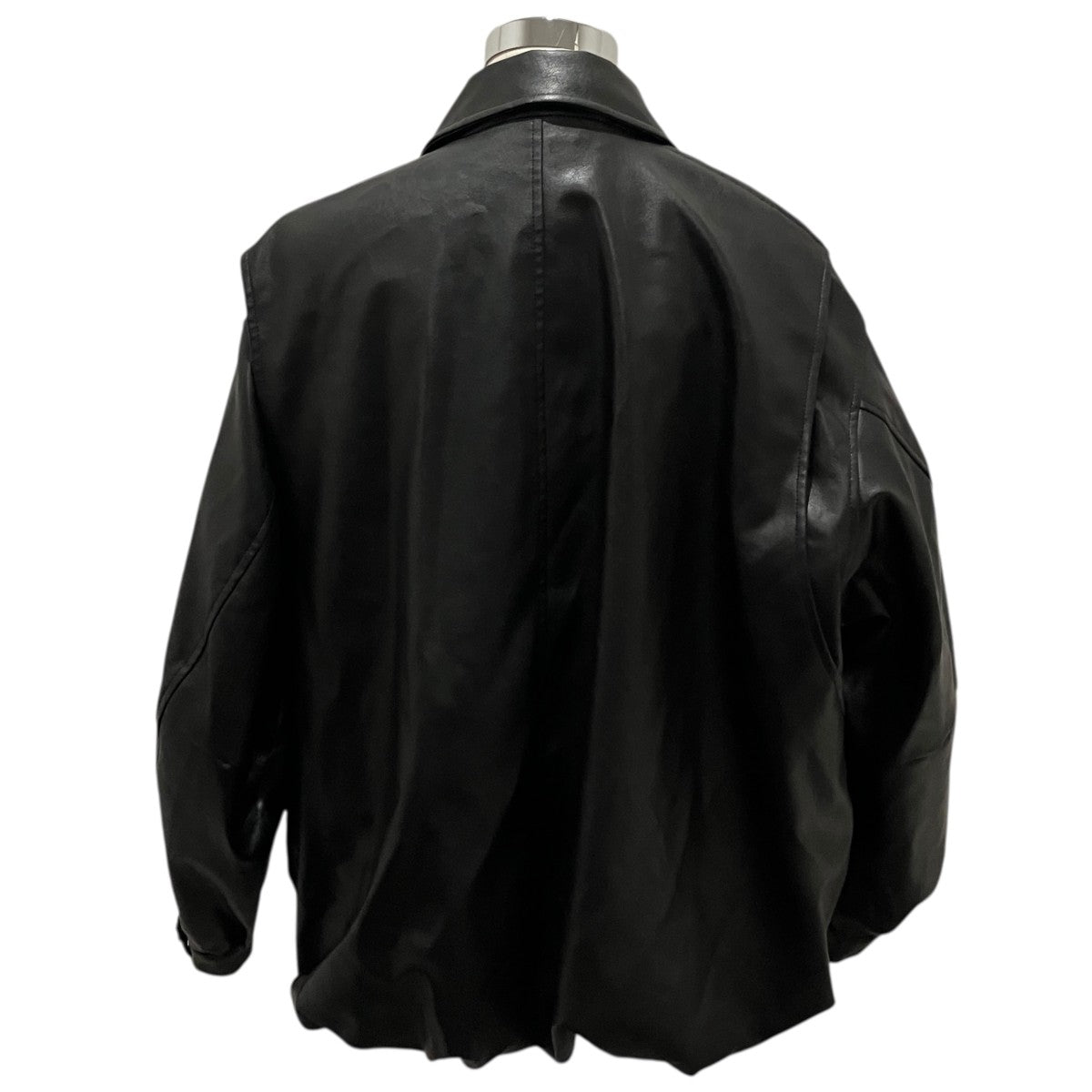 【FAKE LEATHER BALLOON JACKET】レザージャケット19101-0012