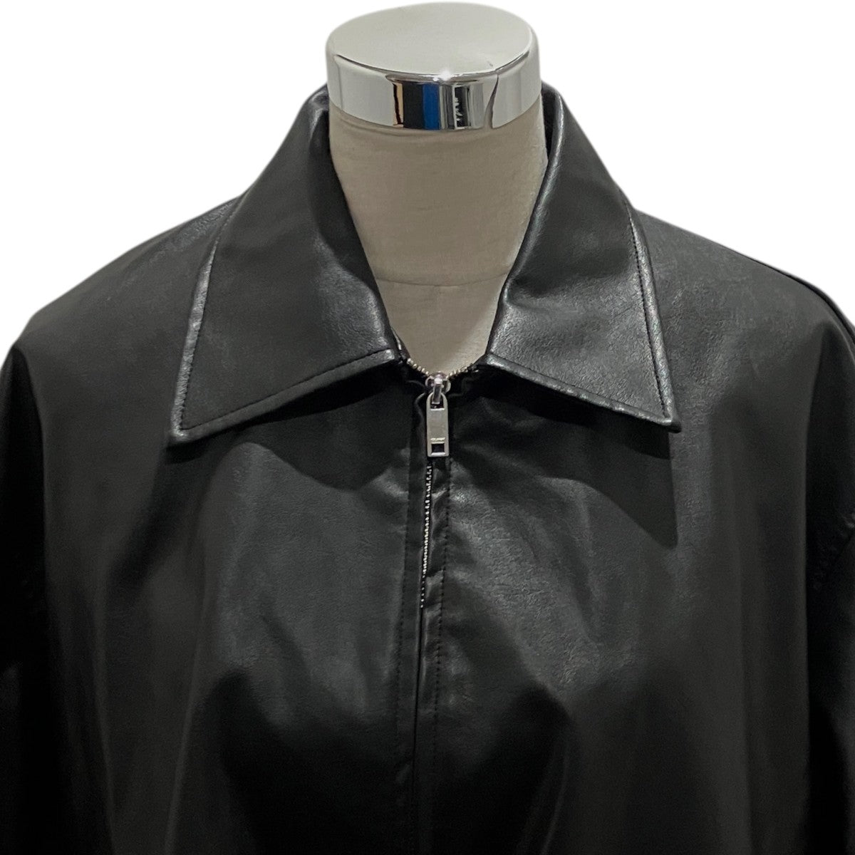 【FAKE LEATHER BALLOON JACKET】レザージャケット19101-0012