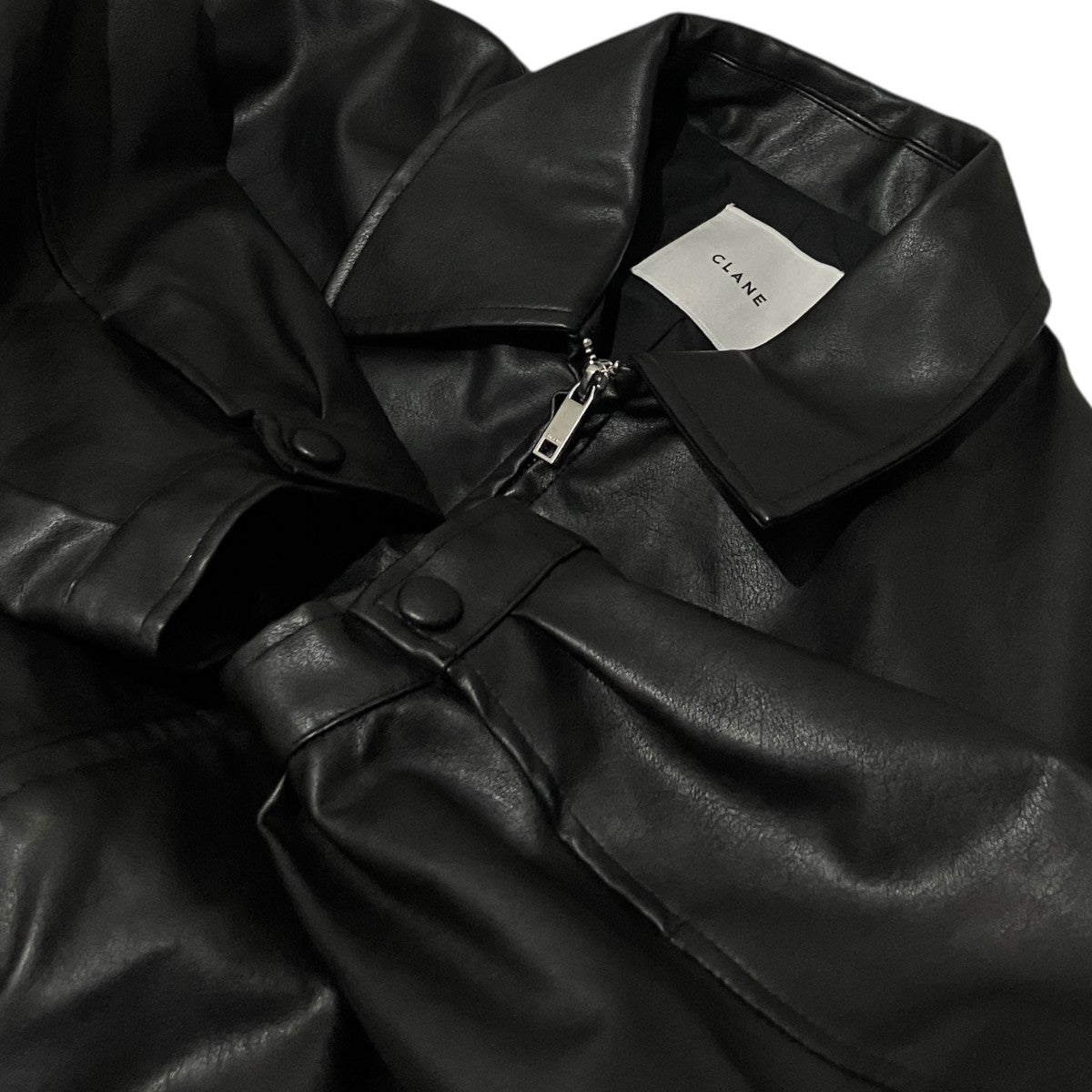 【FAKE LEATHER BALLOON JACKET】レザージャケット19101-0012
