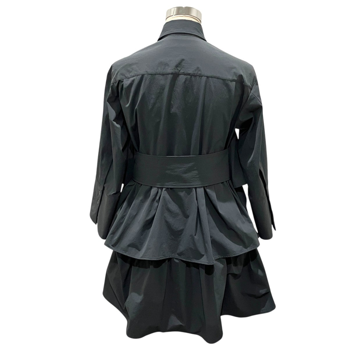 【th ／ Ruffle Volumed Dress】フリルブラウス2302-WDR11-W208