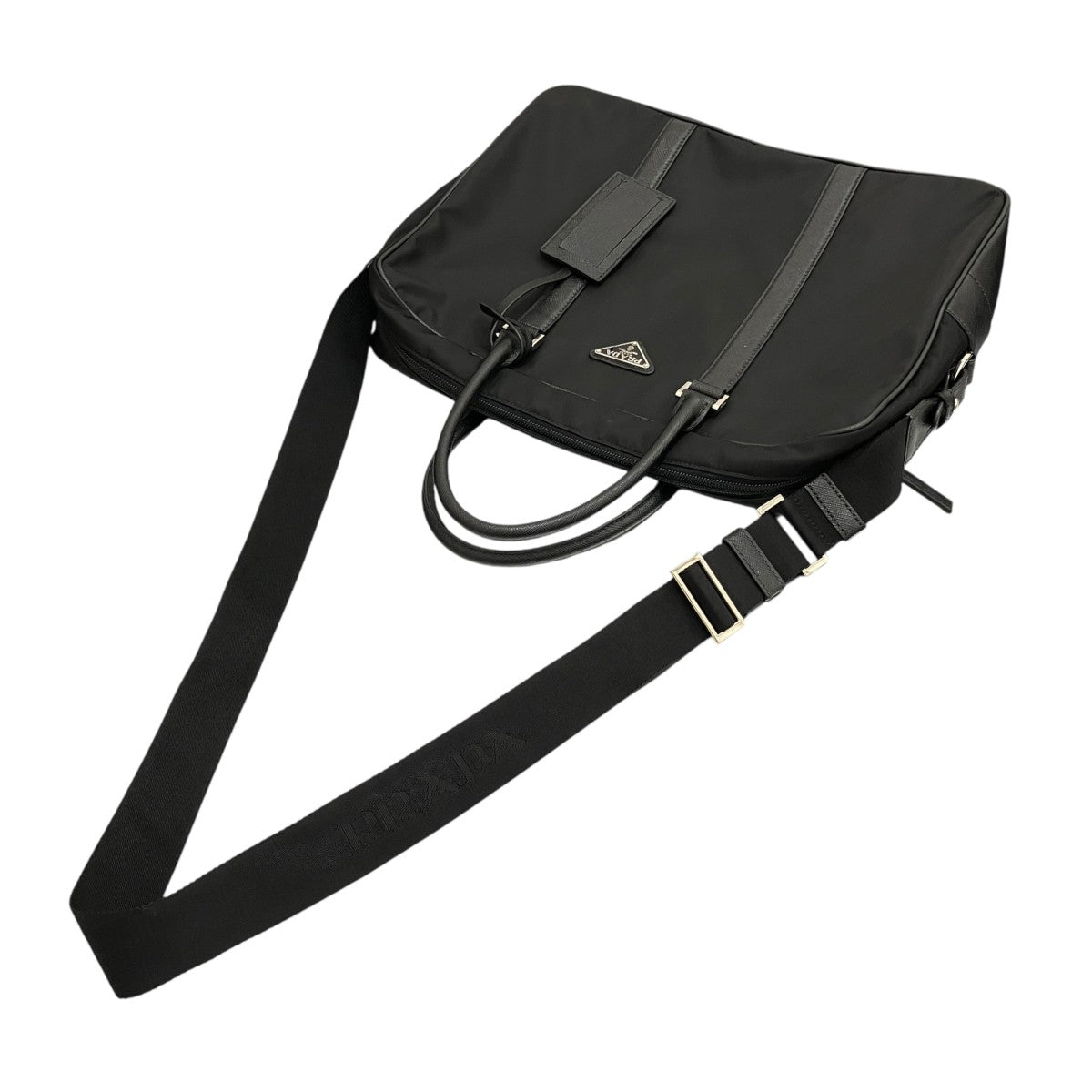 B*p様 PRADA ビジネスバッグ トラベル ハンド 2WAY カバン プラダ PRADA(プラダ) ビジネス2wayハンドバッグ ブラック｜【公式】カインド