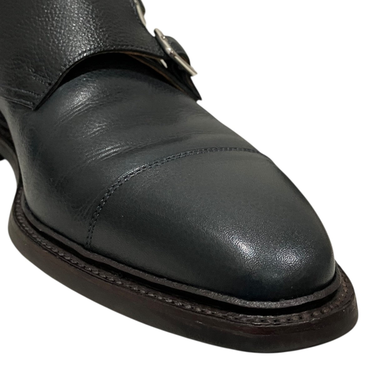 【TAY 3 COUNTRY CALF】グレインレザーダブルモンクレザーシューズ20079